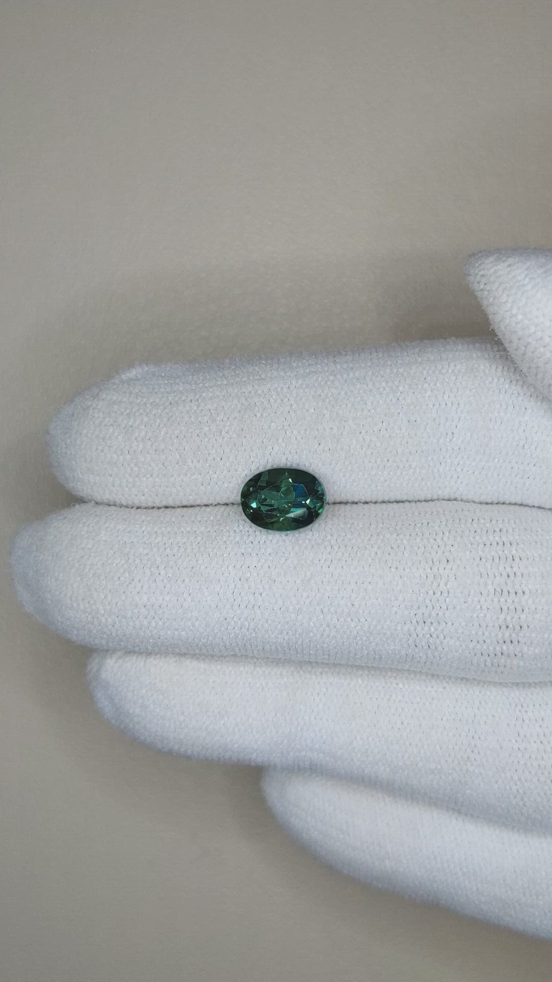 1.63 Ct. Bluish Green Topaz from Brazil Size Video