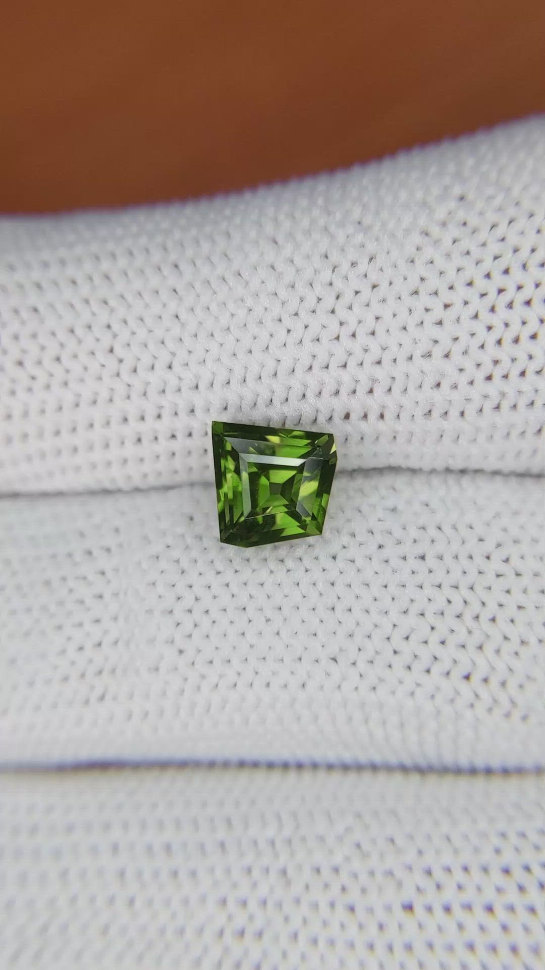 2.11 Ct. Yellowish Green Zircon from Ceylon (Sri Lanka) Size Video