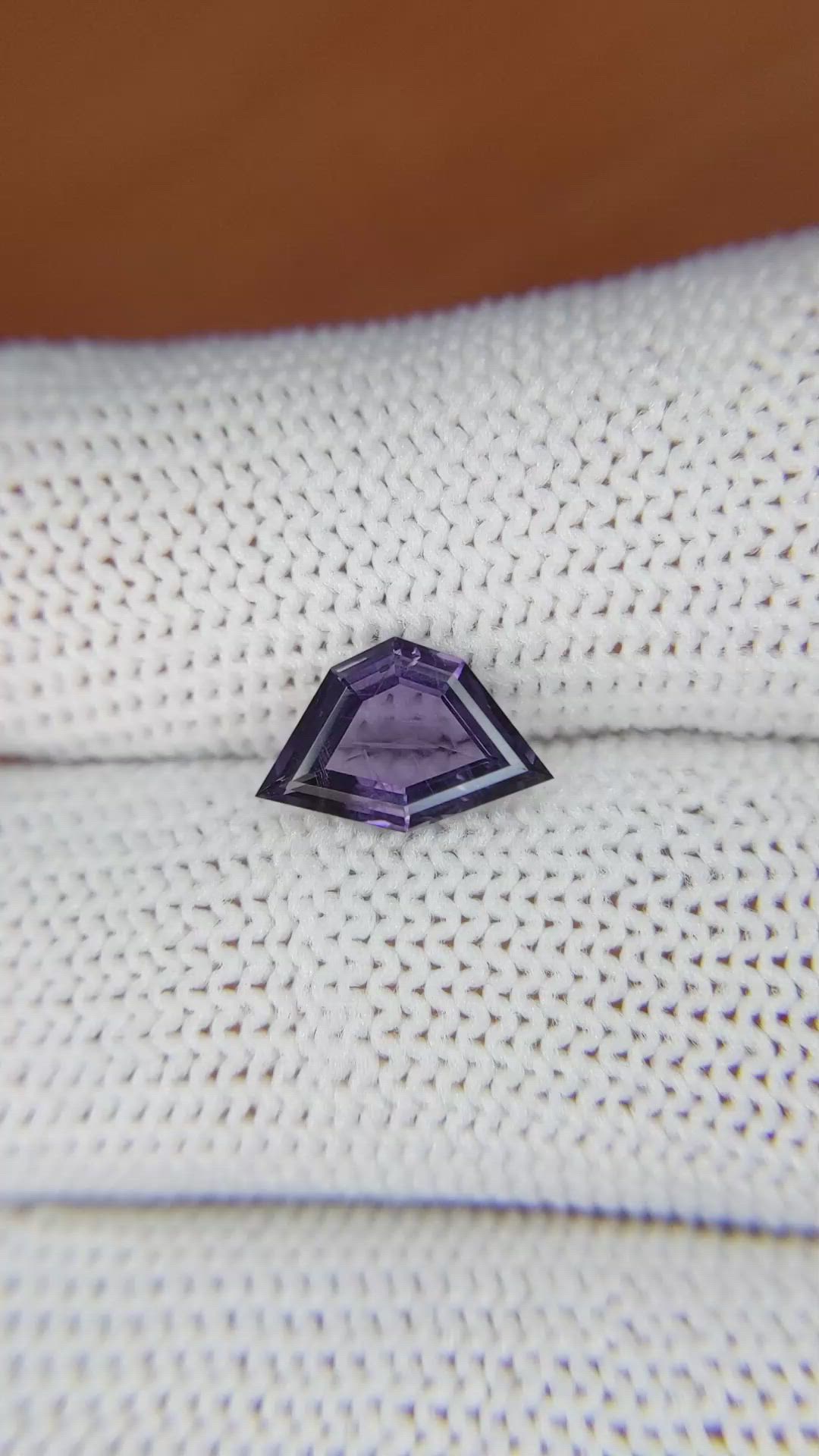1.40 Ct. Purple Spinel from Ceylon (Sri Lanka) Size Video