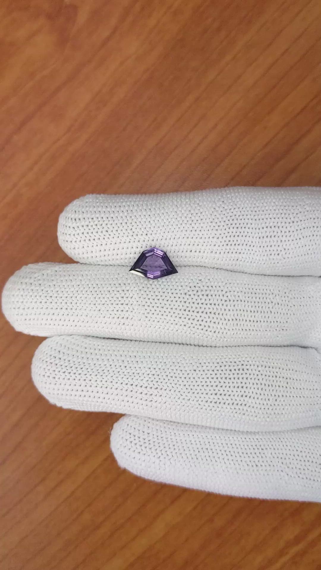 1.40 Ct. Purple Spinel from Ceylon (Sri Lanka) Size Video