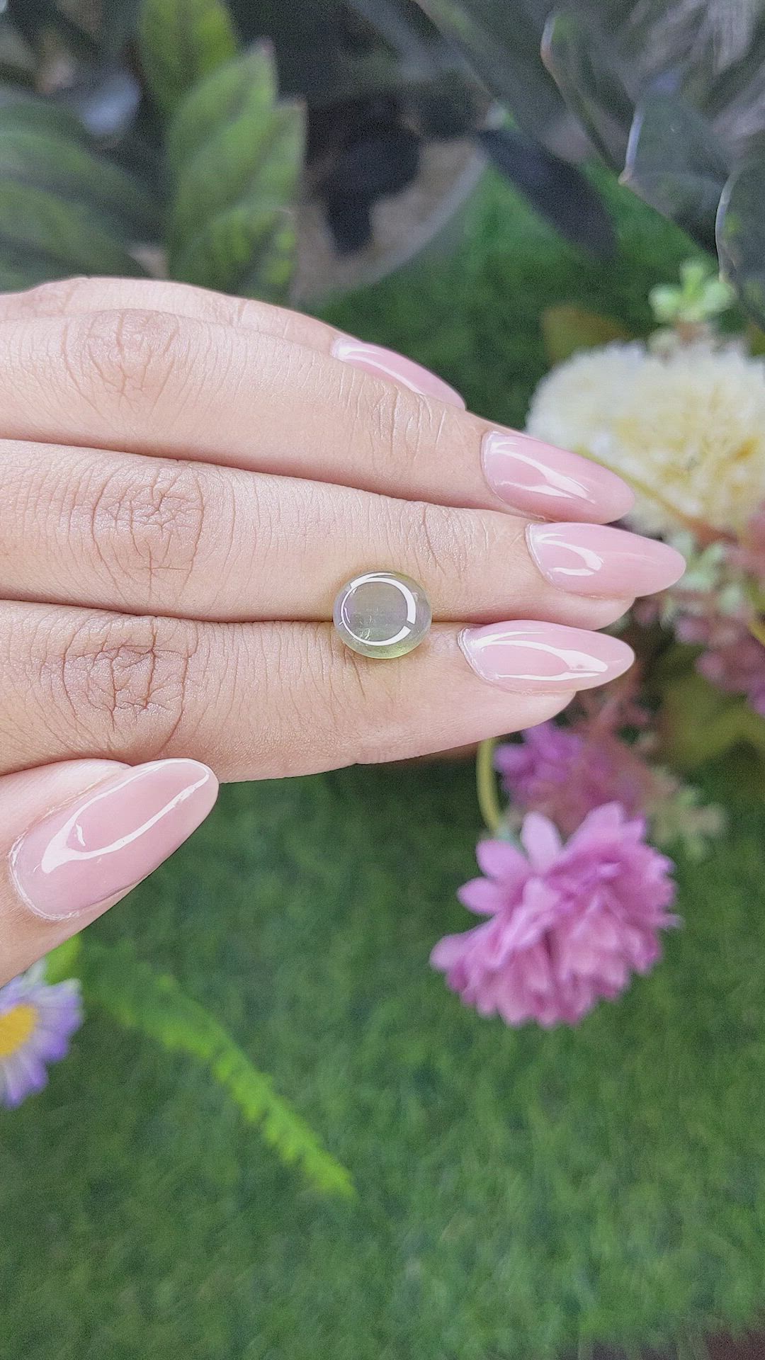 2.90 Ct. Cabochon Alexandrite from Tanzania Size Video