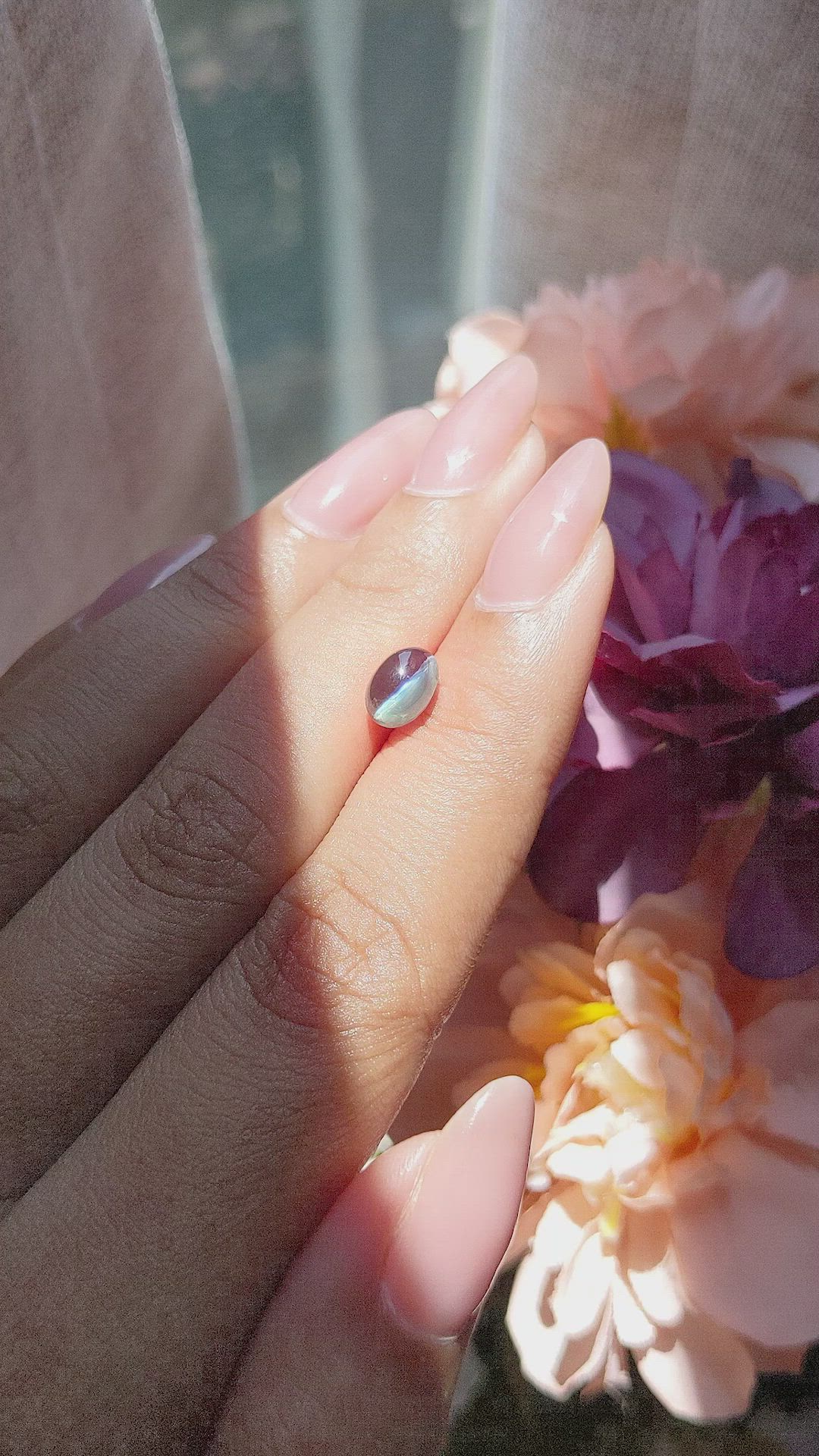 2.01 Ct. Cabochon Alexandrite from Tanzania Size Video