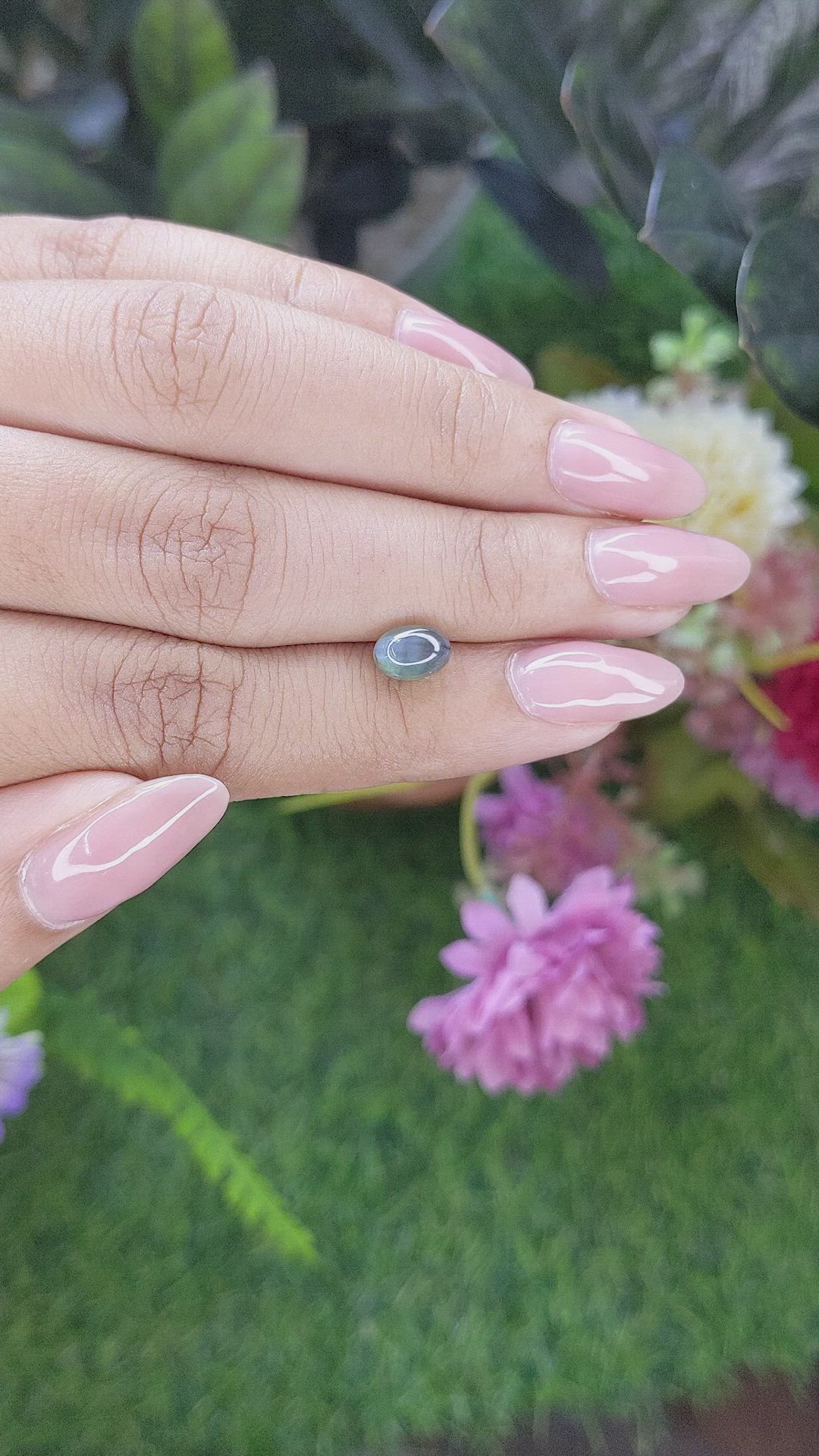 2.01 Ct. Cabochon Alexandrite from Tanzania Size Video