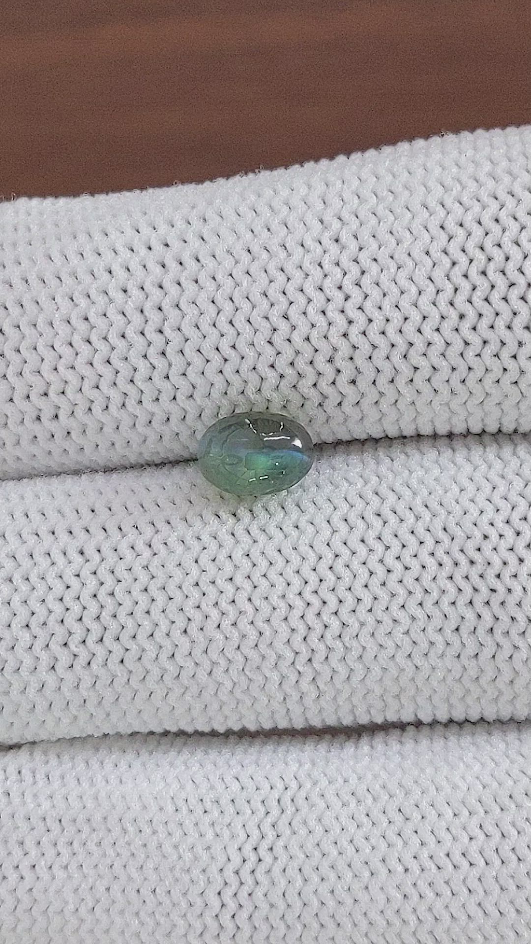 2.01 Ct. Cabochon Alexandrite from Tanzania Size Video