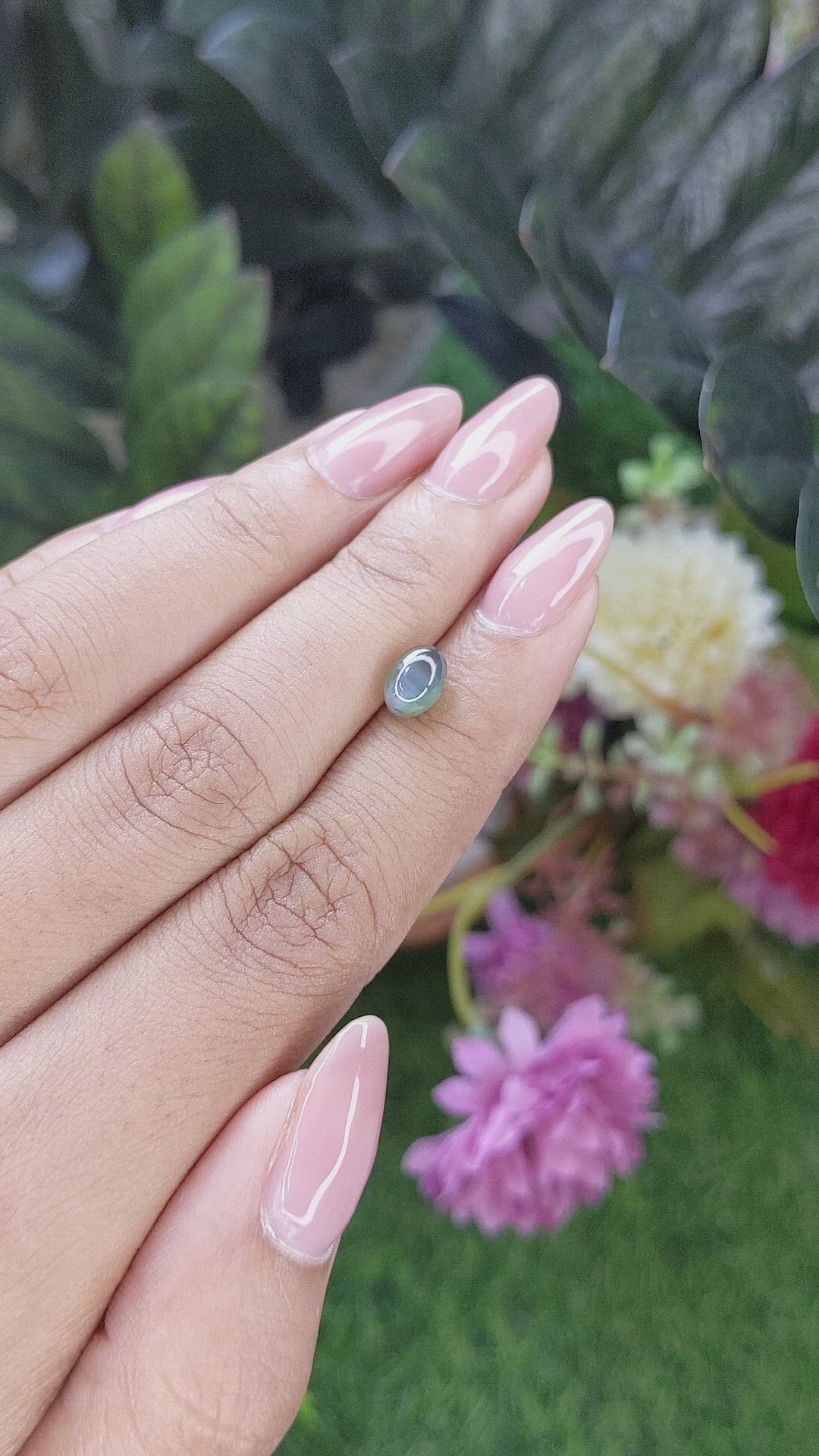 2.01 Ct. Cabochon Alexandrite from Tanzania Size Video