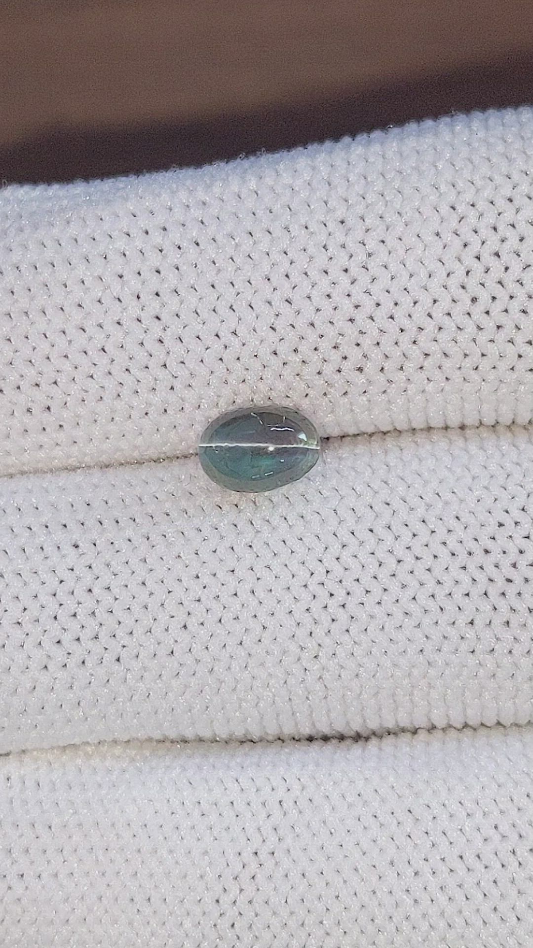 2.01 Ct. Cabochon Alexandrite from Tanzania Size Video