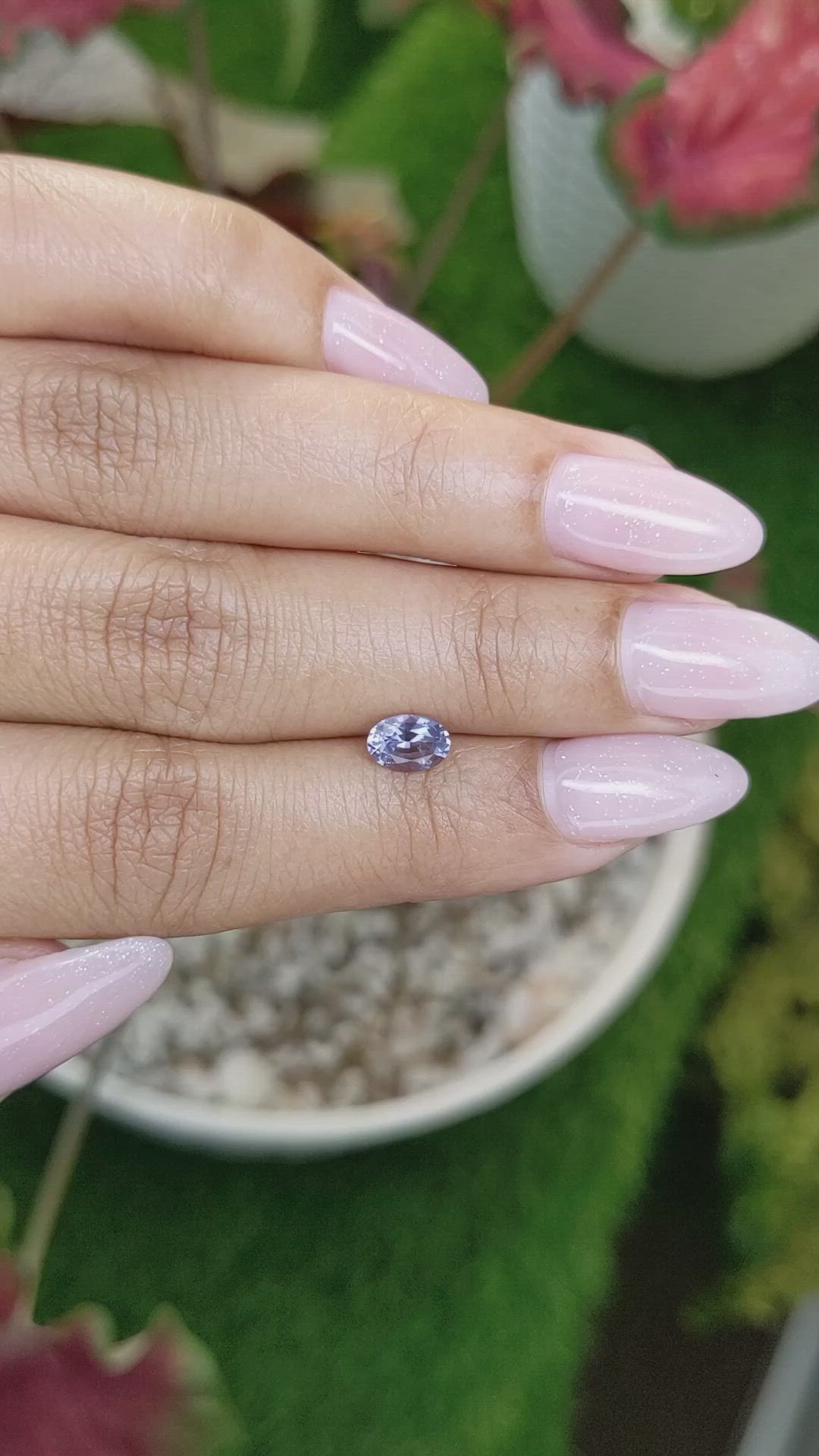 0.70 Ct. Spinel from Ceylon (Sri Lanka) Size Video