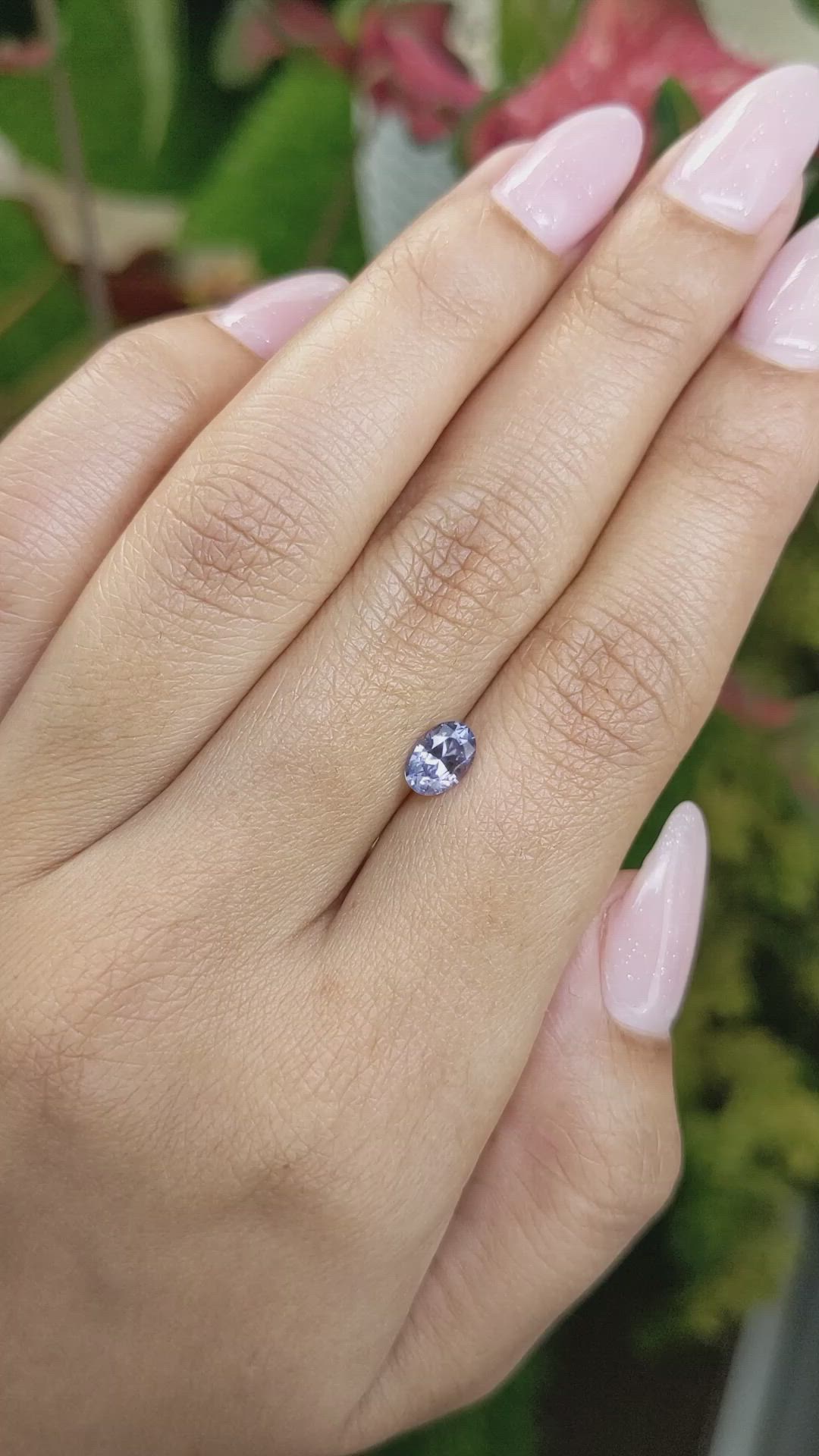 0.70 Ct. Spinel from Ceylon (Sri Lanka) Size Video