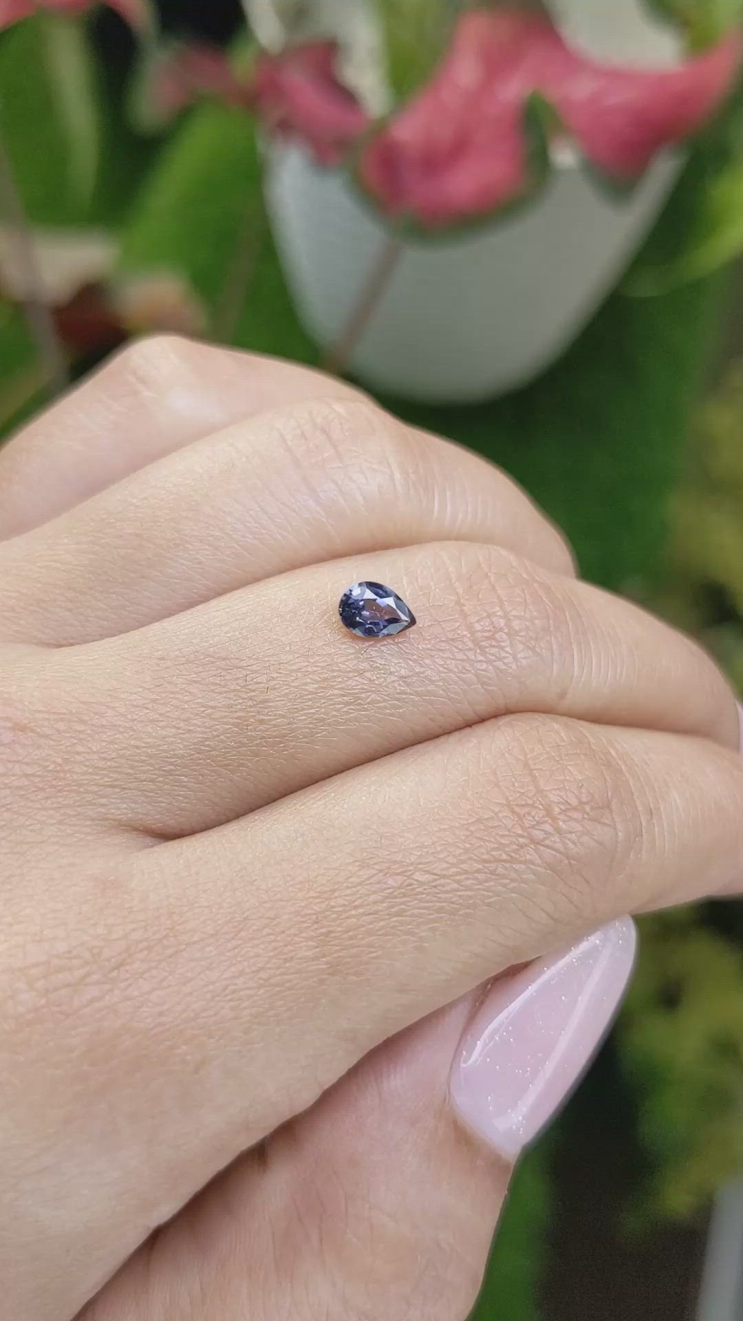 0.47 Ct. Spinel from Ceylon (Sri Lanka) Size Video