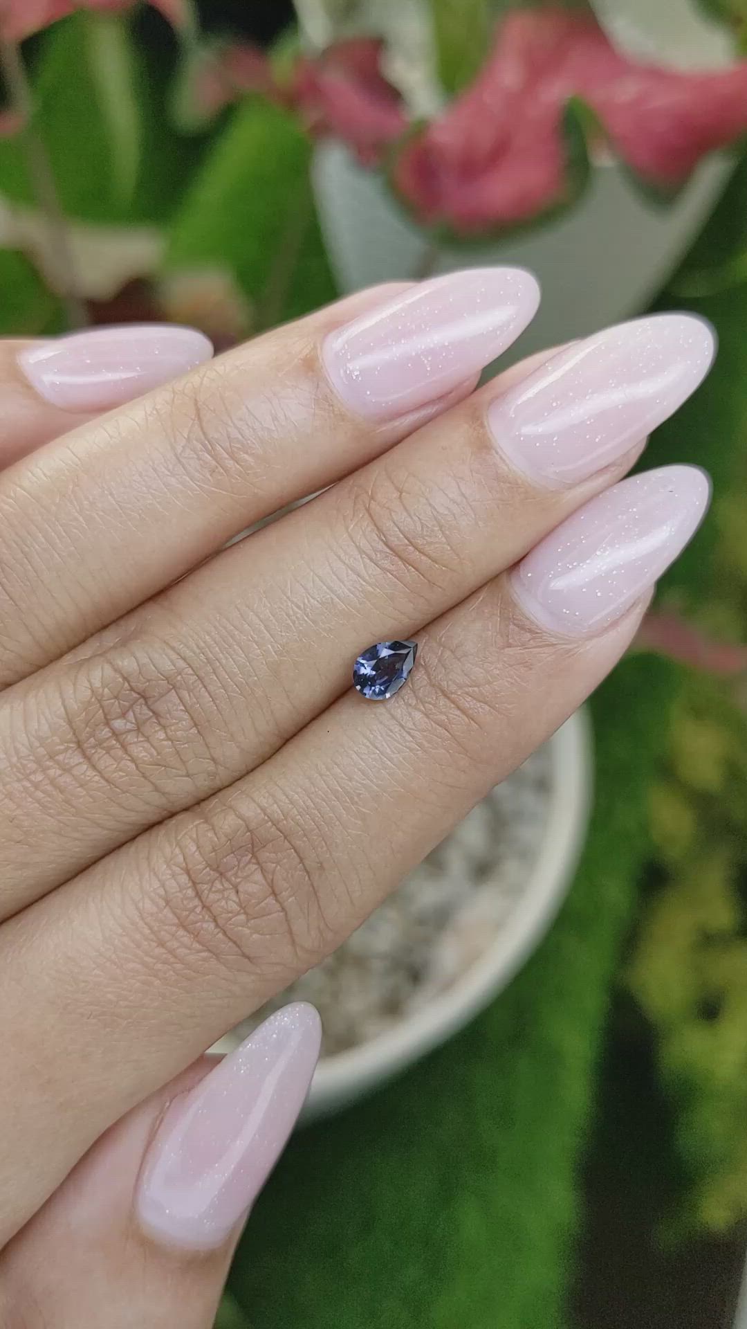 0.47 Ct. Spinel from Ceylon (Sri Lanka) Size Video