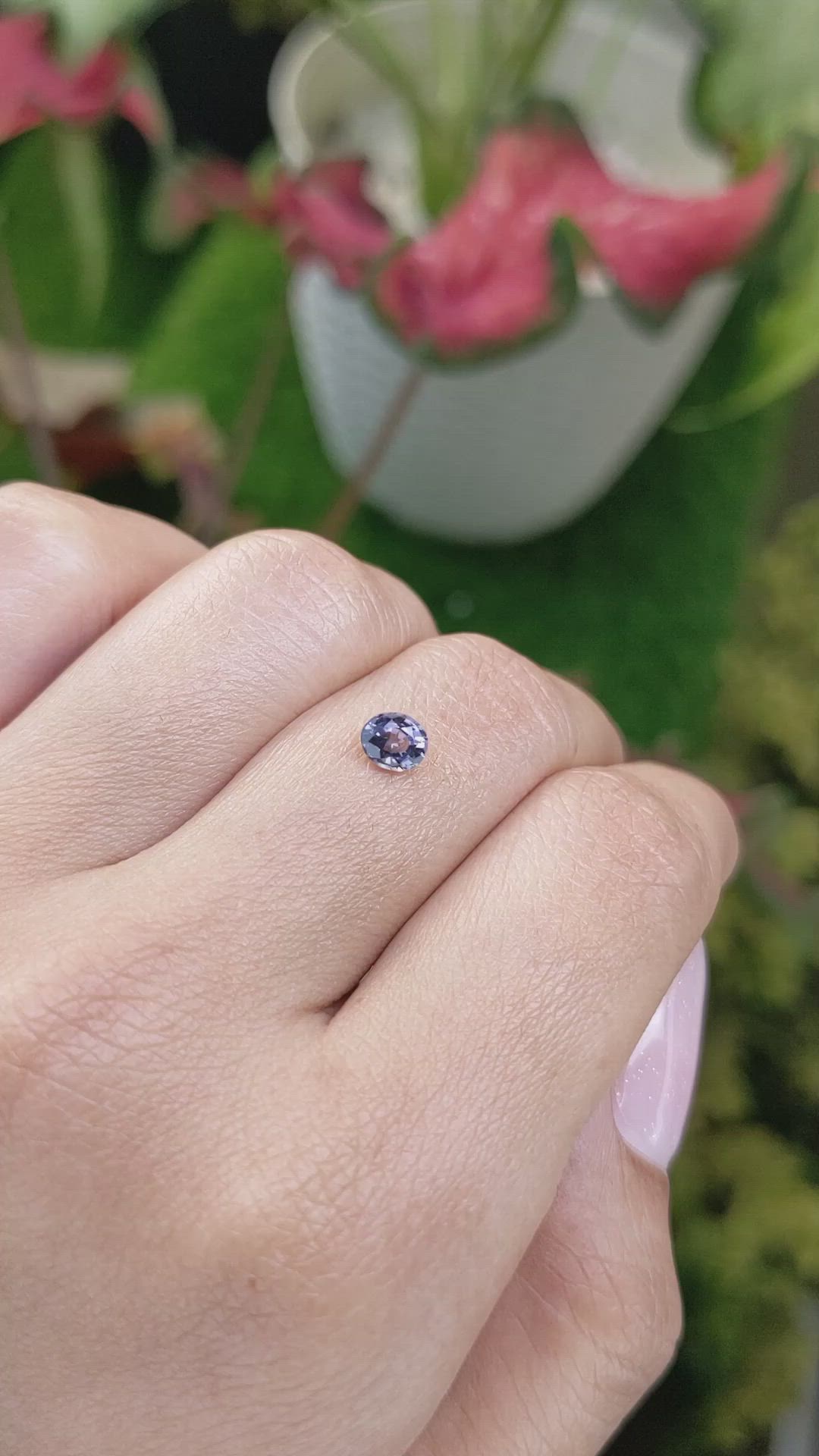 0.48 Ct. Spinel from Ceylon (Sri Lanka) Size Video