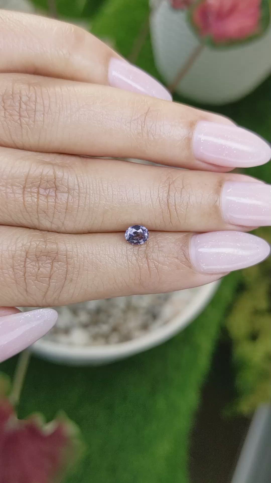 0.48 Ct. Spinel from Ceylon (Sri Lanka) Size Video