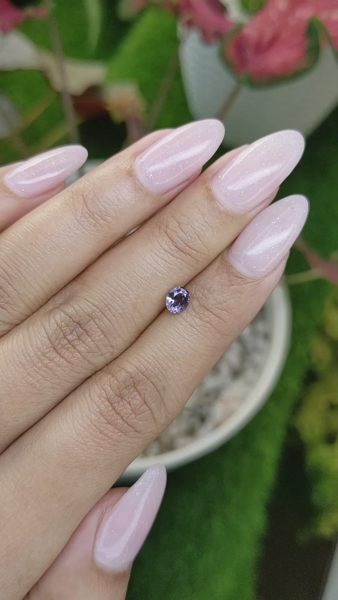 0.48 Ct. Spinel from Ceylon (Sri Lanka) Size Video