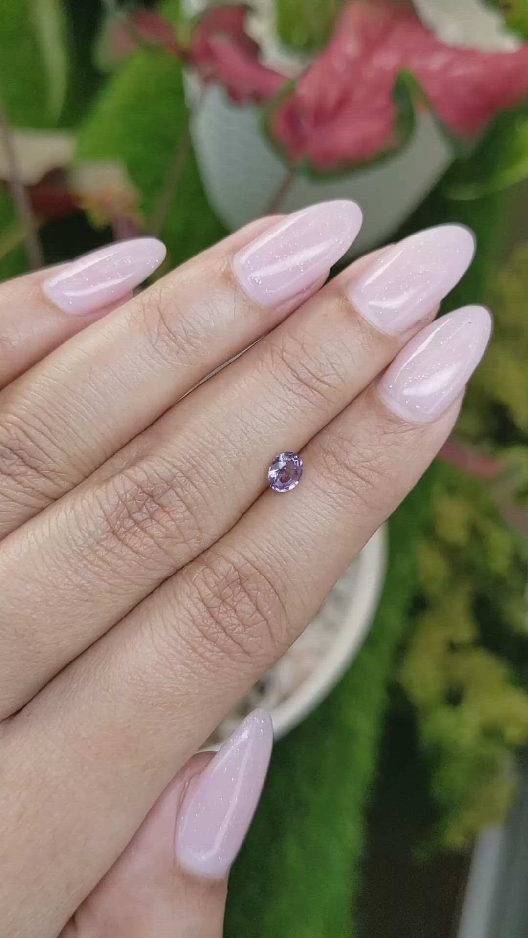 0.44 Ct. Spinel from Ceylon (Sri Lanka) Size Video