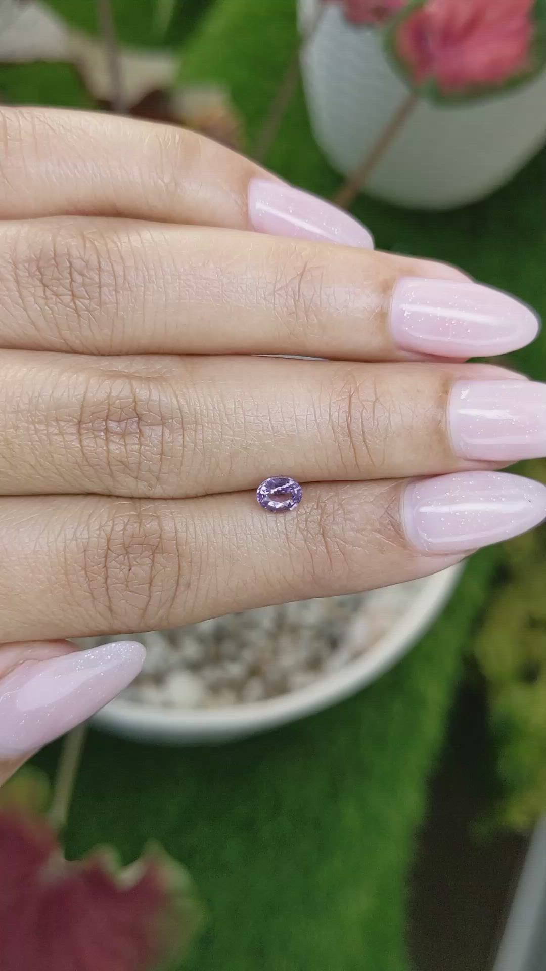 0.44 Ct. Spinel from Ceylon (Sri Lanka) Size Video