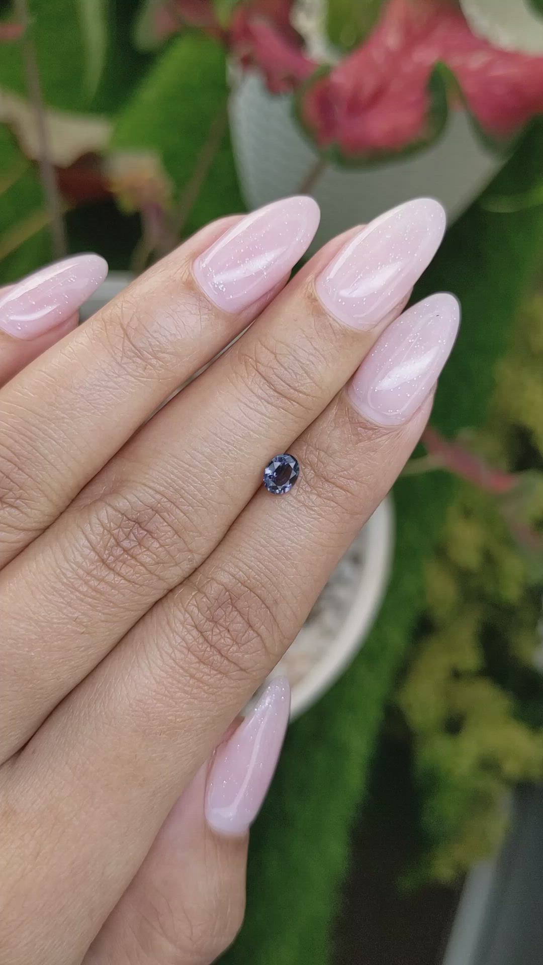 0.48 Ct. Spinel from Ceylon (Sri Lanka) Size Video