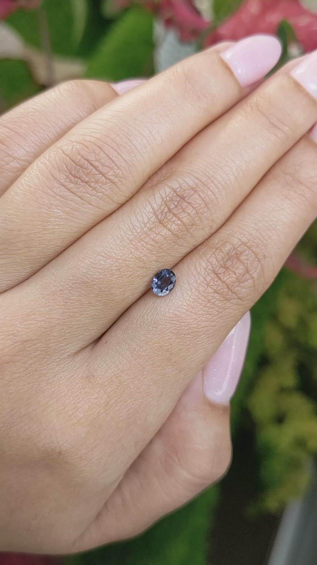 0.48 Ct. Spinel from Ceylon (Sri Lanka) Size Video