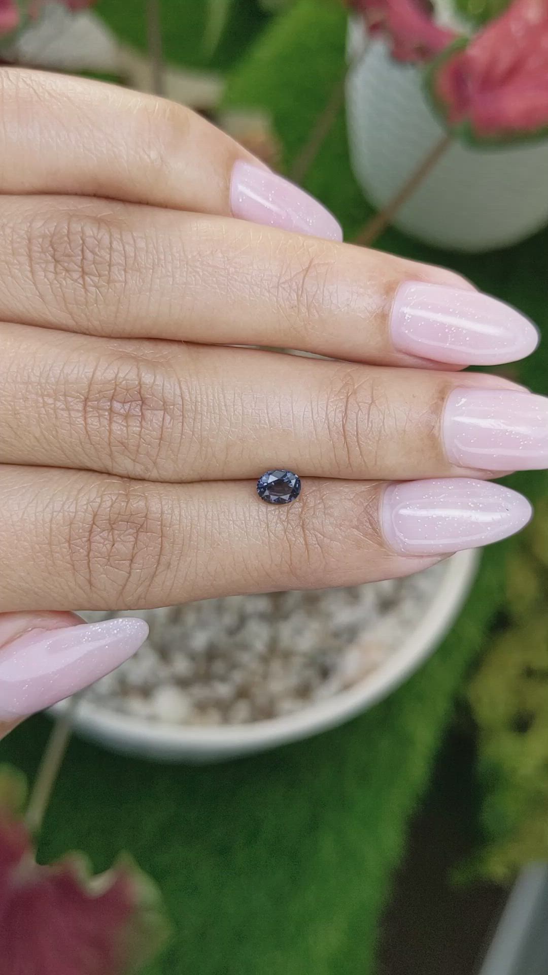 0.48 Ct. Spinel from Ceylon (Sri Lanka) Size Video