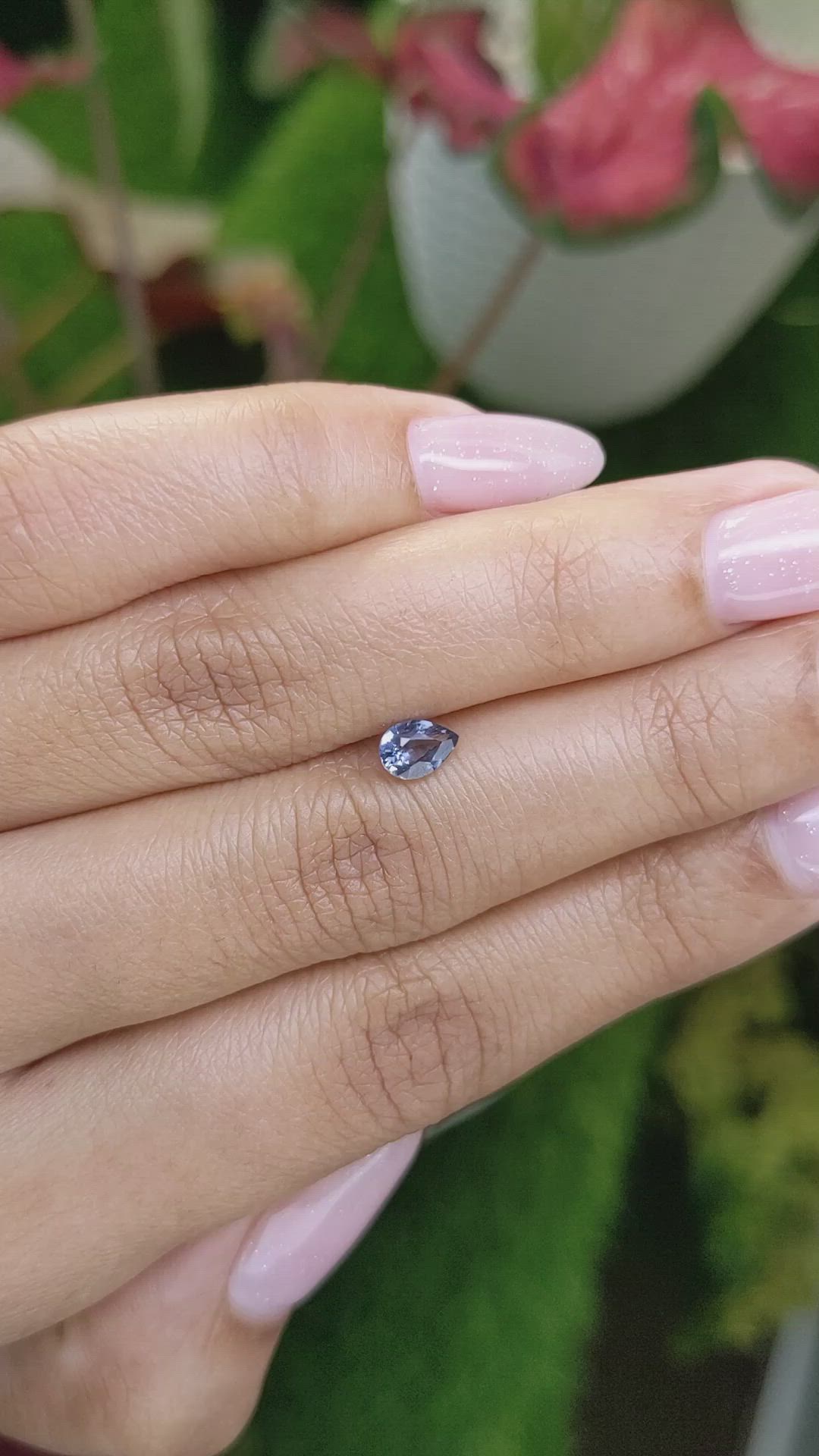 0.52 Ct. Spinel from Ceylon (Sri Lanka) Size Video