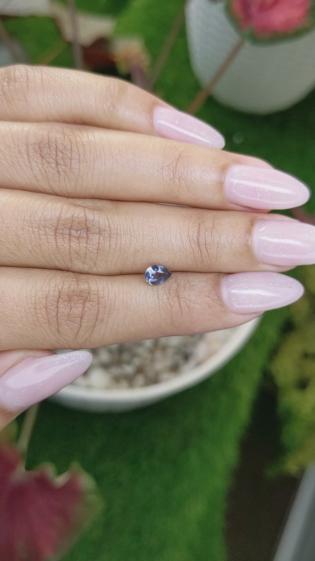 0.52 Ct. Spinel from Ceylon (Sri Lanka) Size Video