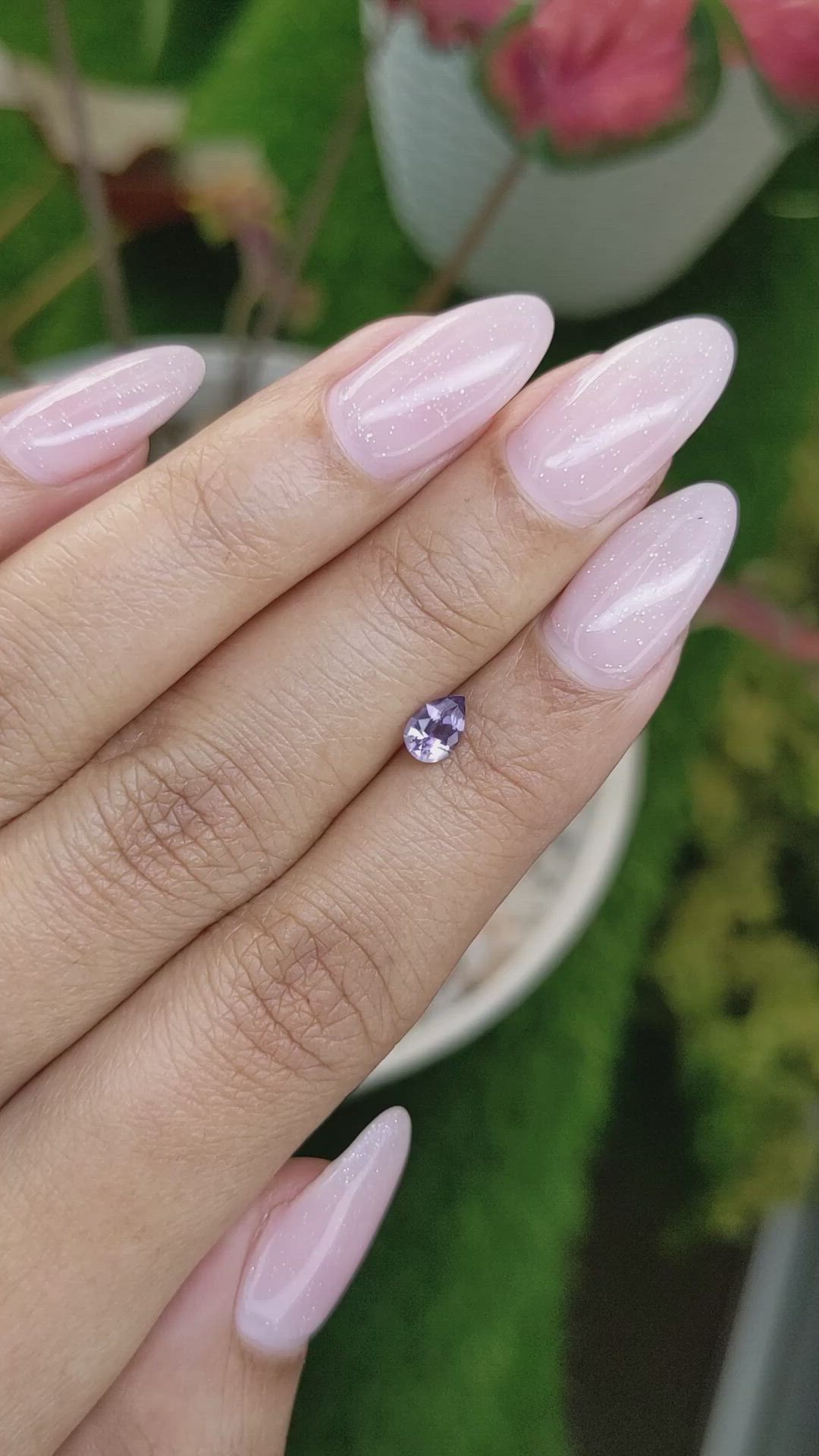 0.44 Ct. Spinel from Ceylon (Sri Lanka) Size Video