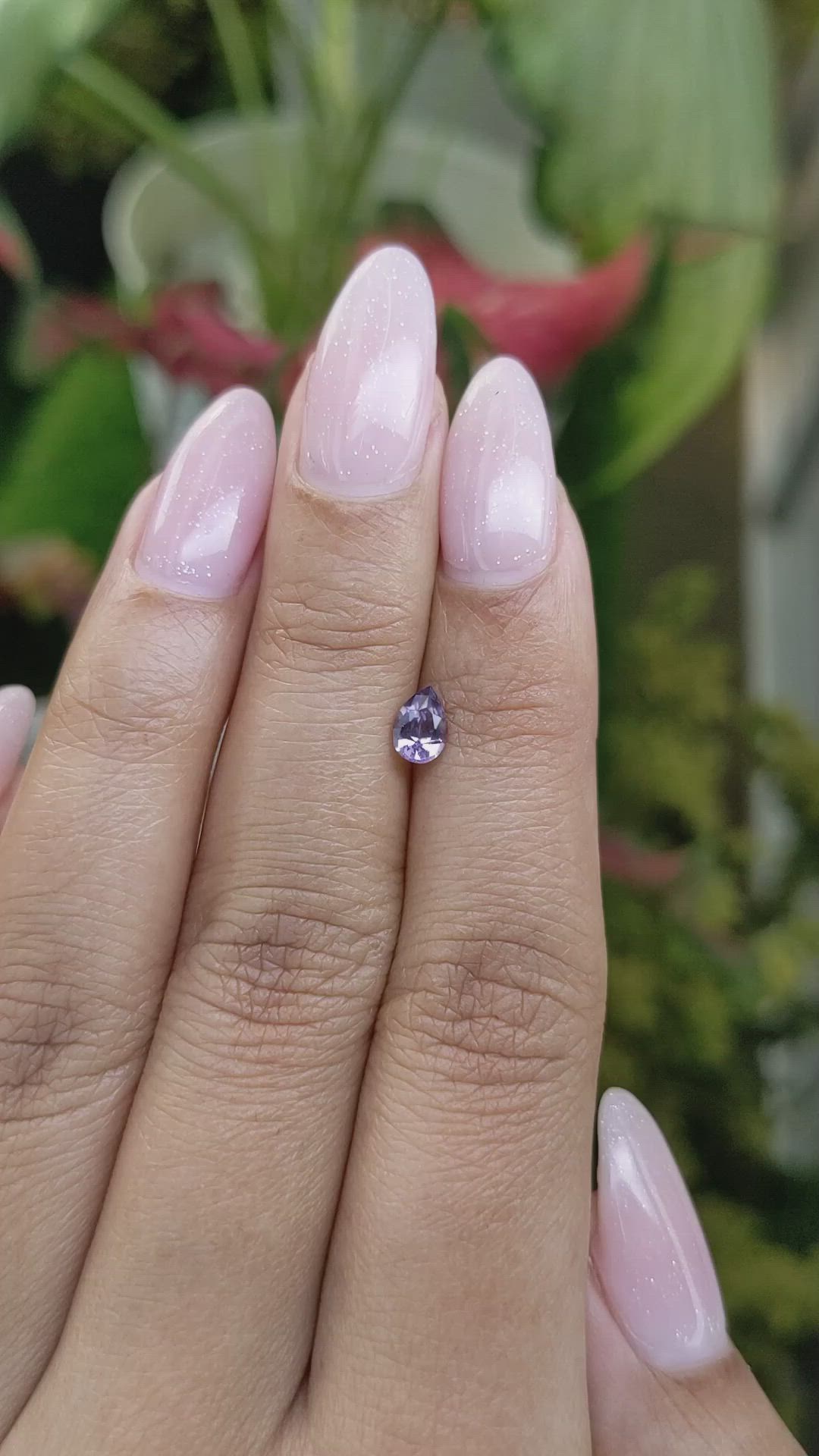 0.44 Ct. Spinel from Ceylon (Sri Lanka) Size Video