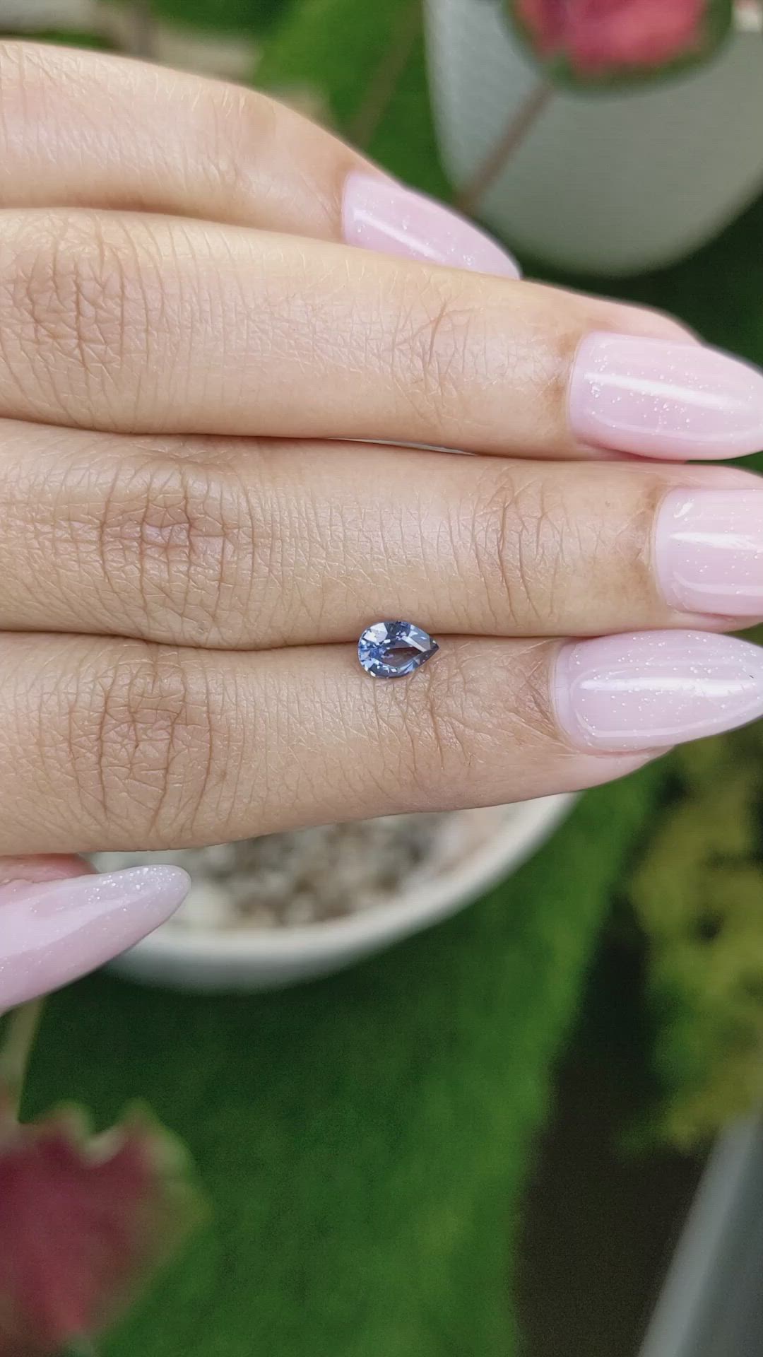 0.51 Ct. Spinel from Ceylon (Sri Lanka) Size Video