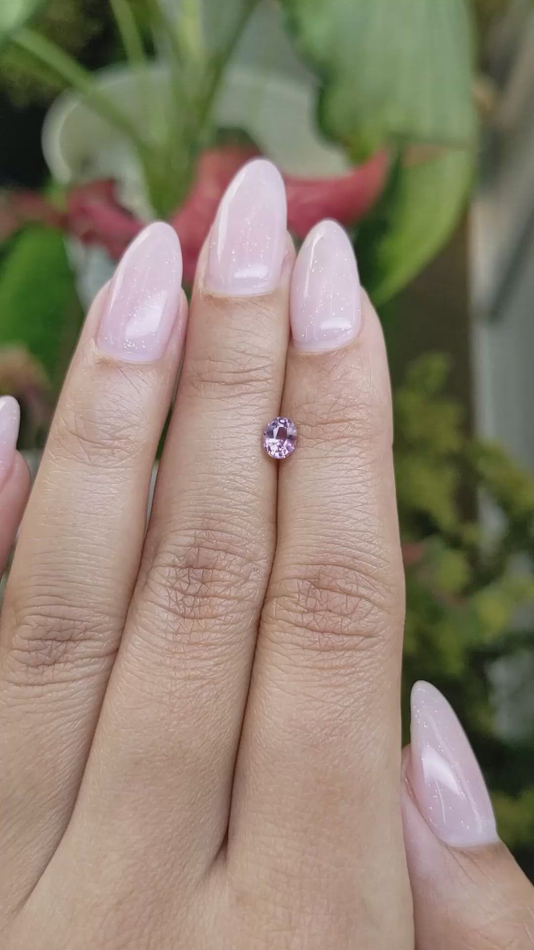 0.41 Ct. Spinel from Ceylon (Sri Lanka) Size Video