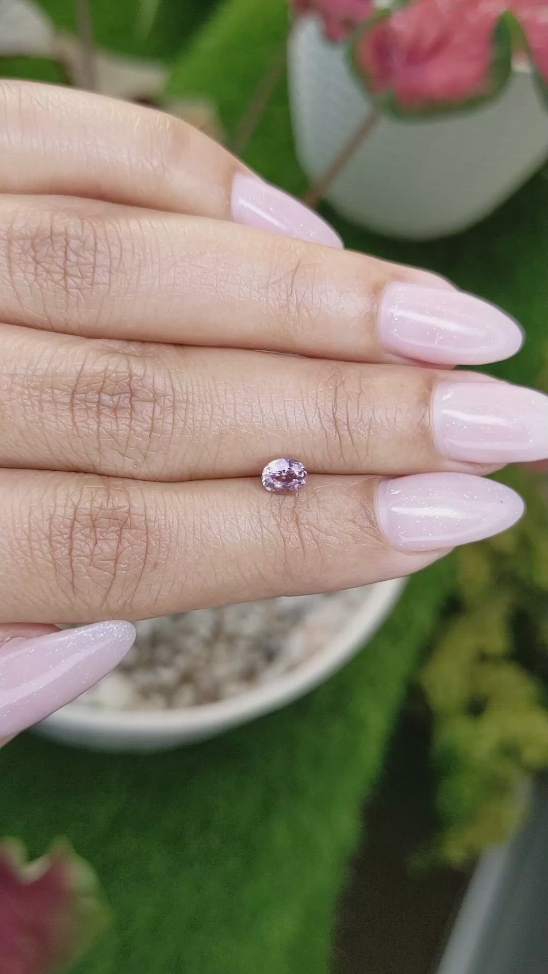 0.41 Ct. Spinel from Ceylon (Sri Lanka) Size Video