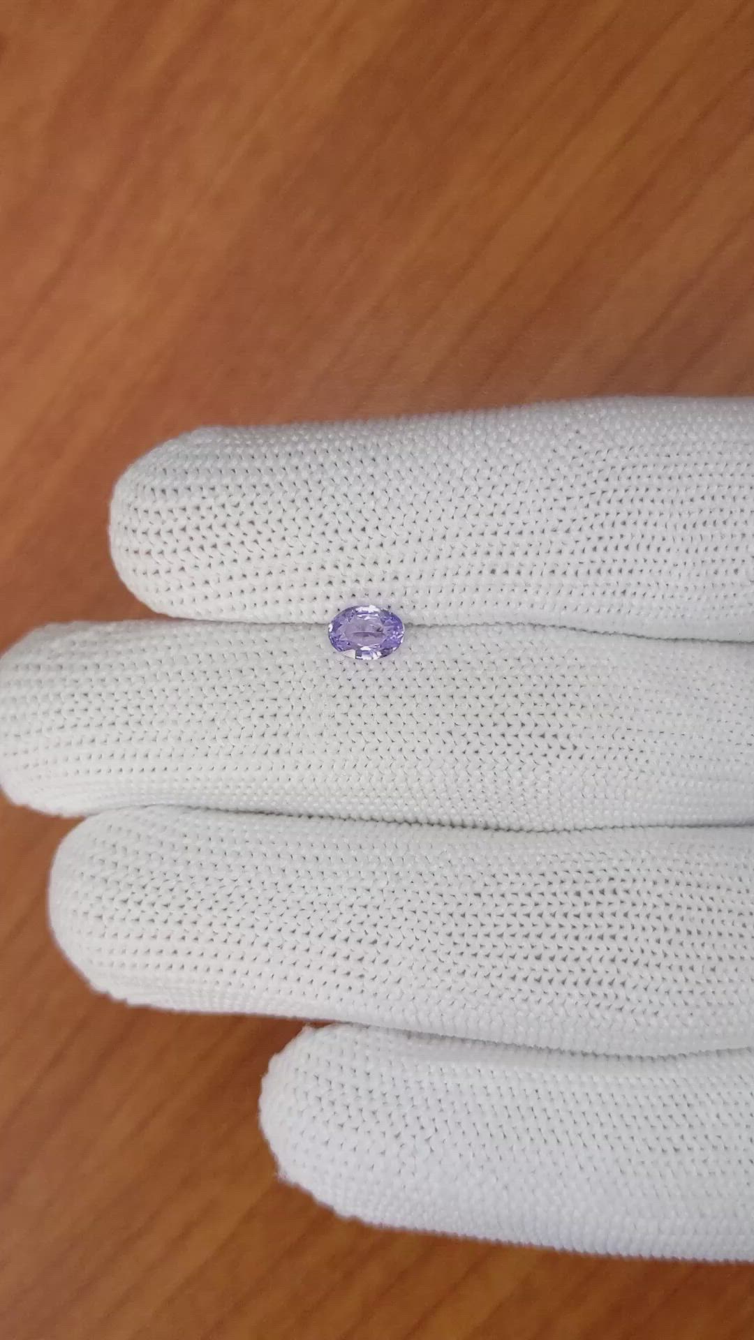 0.63 Ct. Purple Spinel from Ceylon (Sri Lanka) Size Video