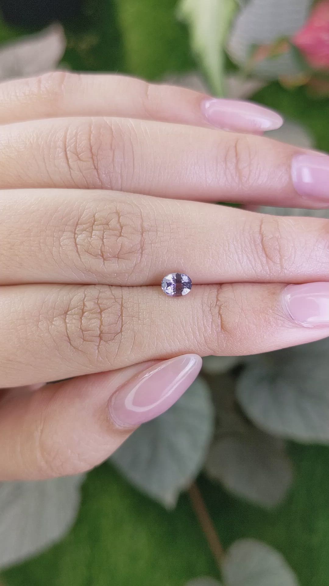 0.58 Ct. Spinel from Ceylon (Sri Lanka) Size Video