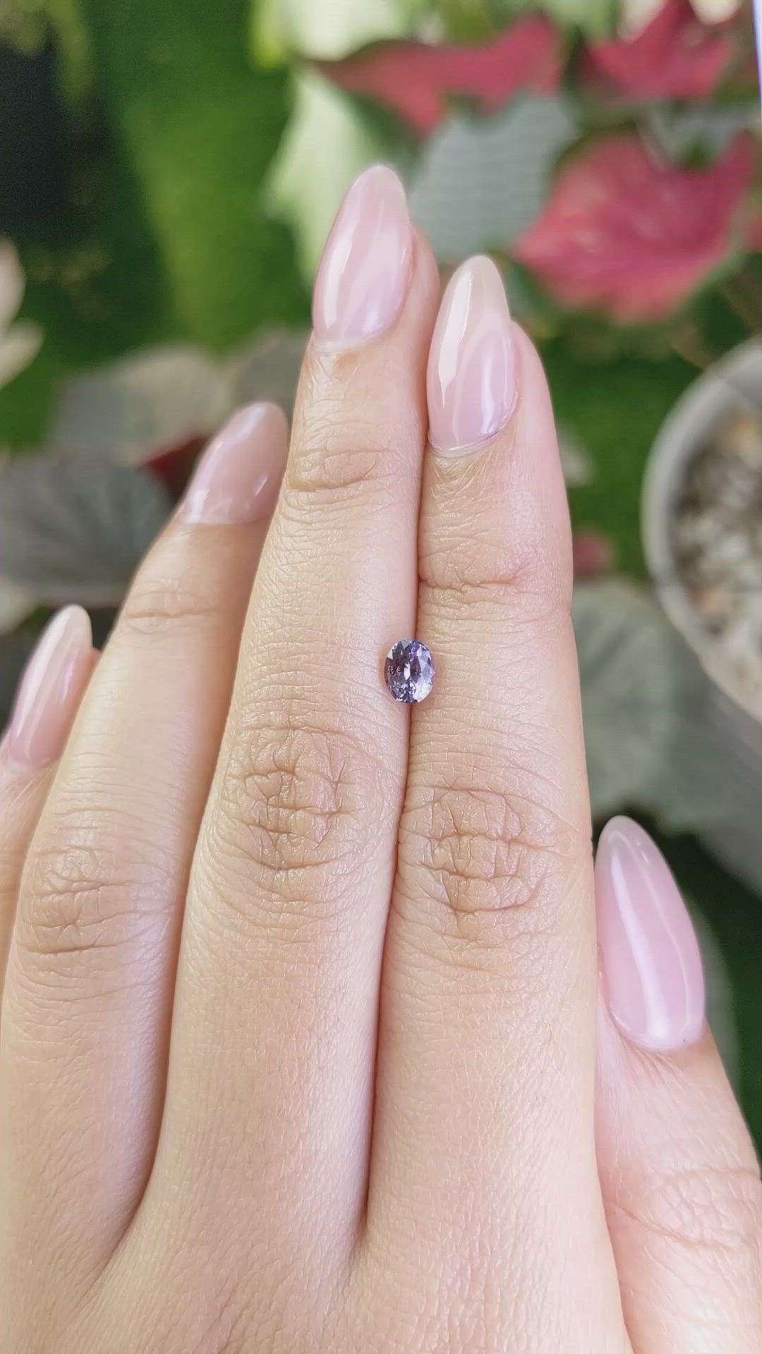 0.58 Ct. Spinel from Ceylon (Sri Lanka) Size Video