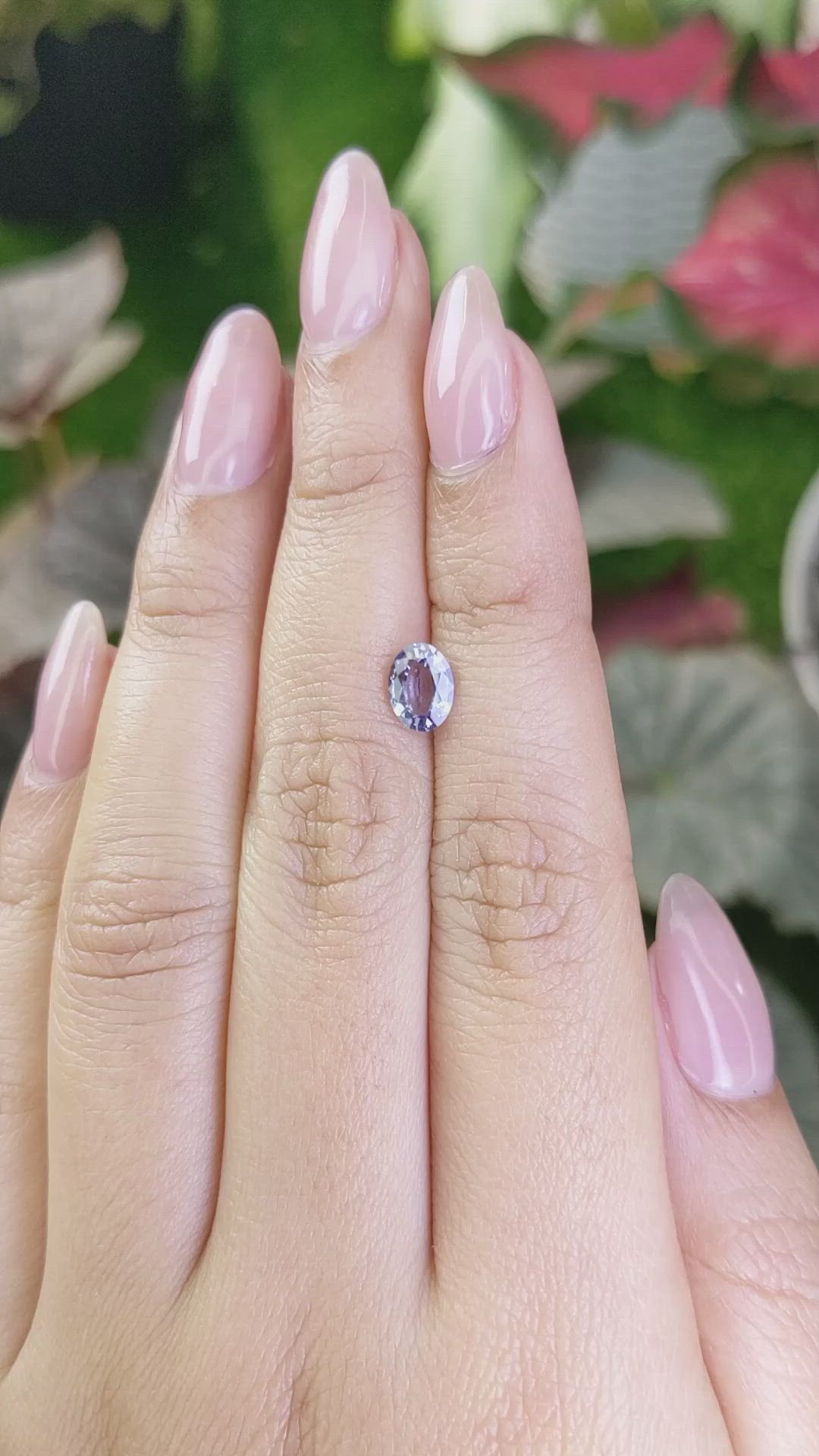 0.87 Ct. Spinel from Ceylon (Sri Lanka) Size Video