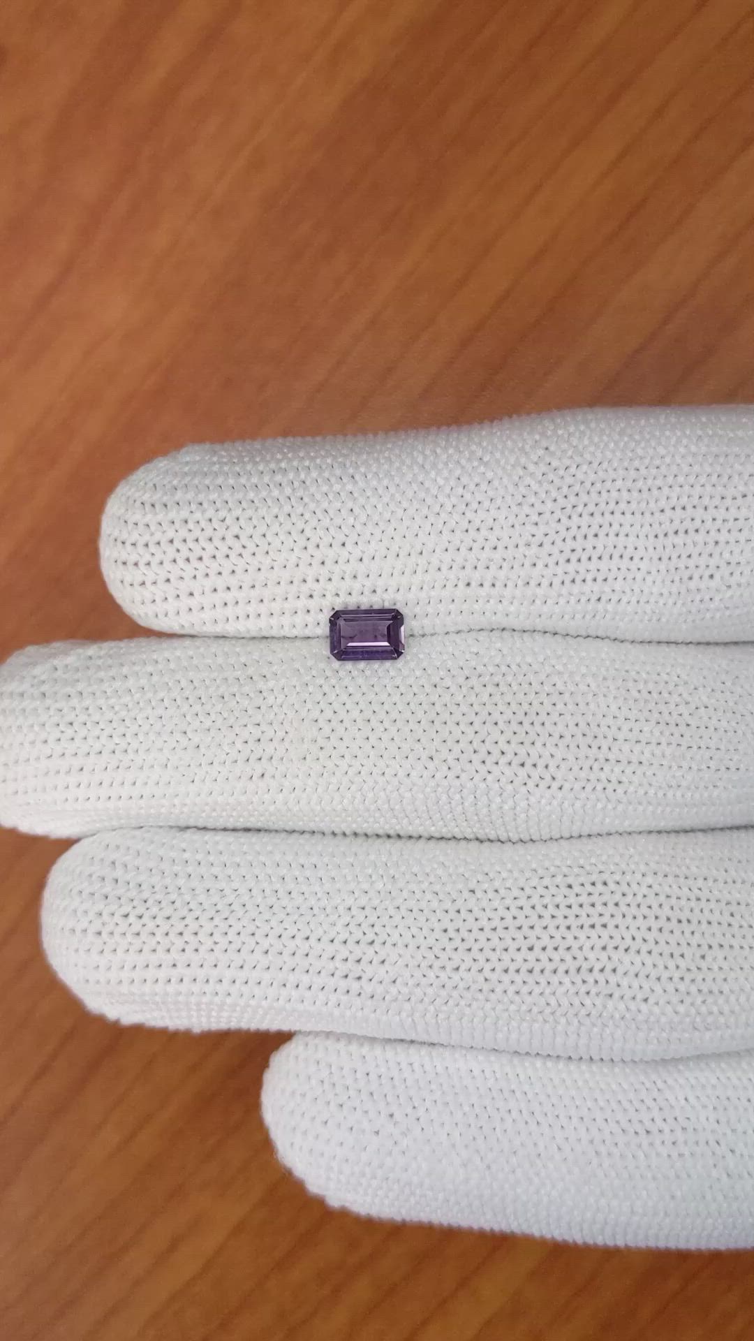 0.52 Ct. Spinel from Ceylon (Sri Lanka) Size Video