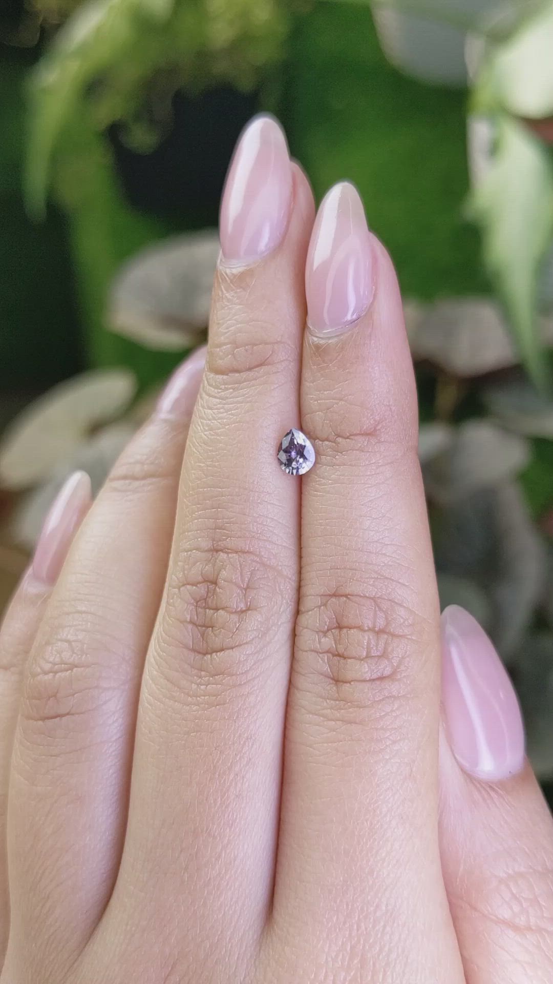 0.39 Ct. Spinel from Ceylon (Sri Lanka) Size Video