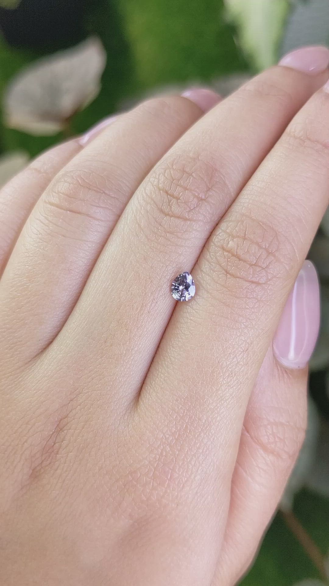 0.39 Ct. Spinel from Ceylon (Sri Lanka) Size Video