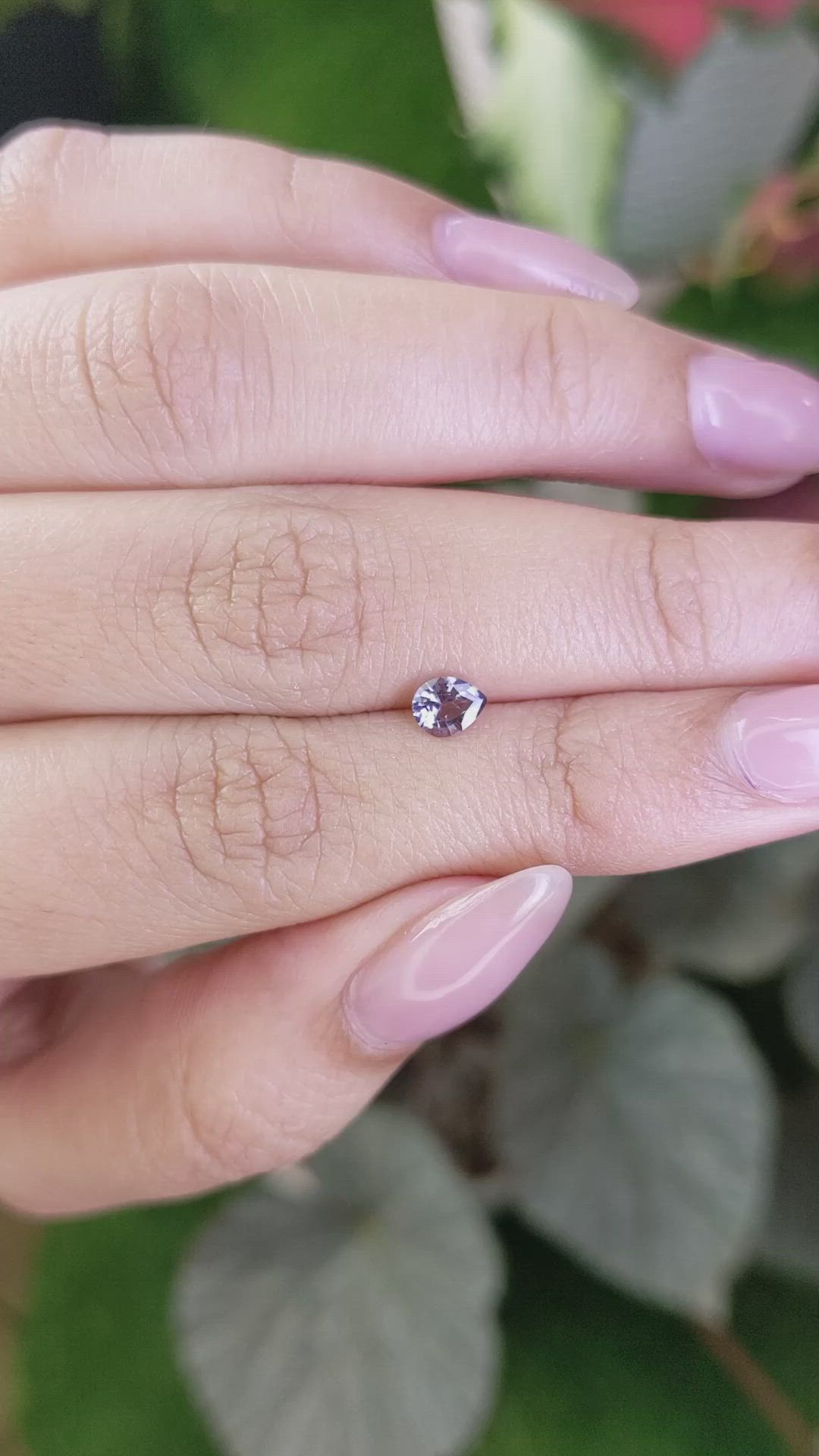 0.39 Ct. Spinel from Ceylon (Sri Lanka) Size Video