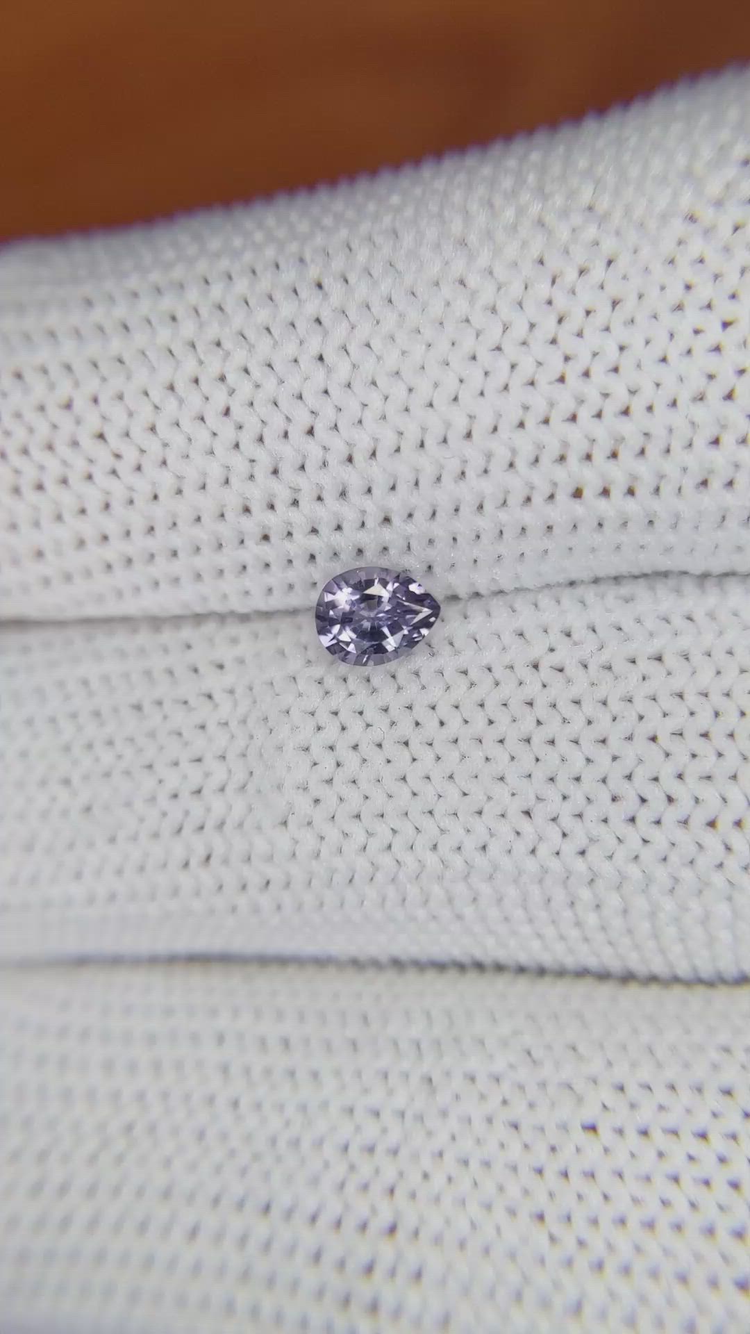 0.42 Ct. Spinel from Ceylon (Sri Lanka) Size Video