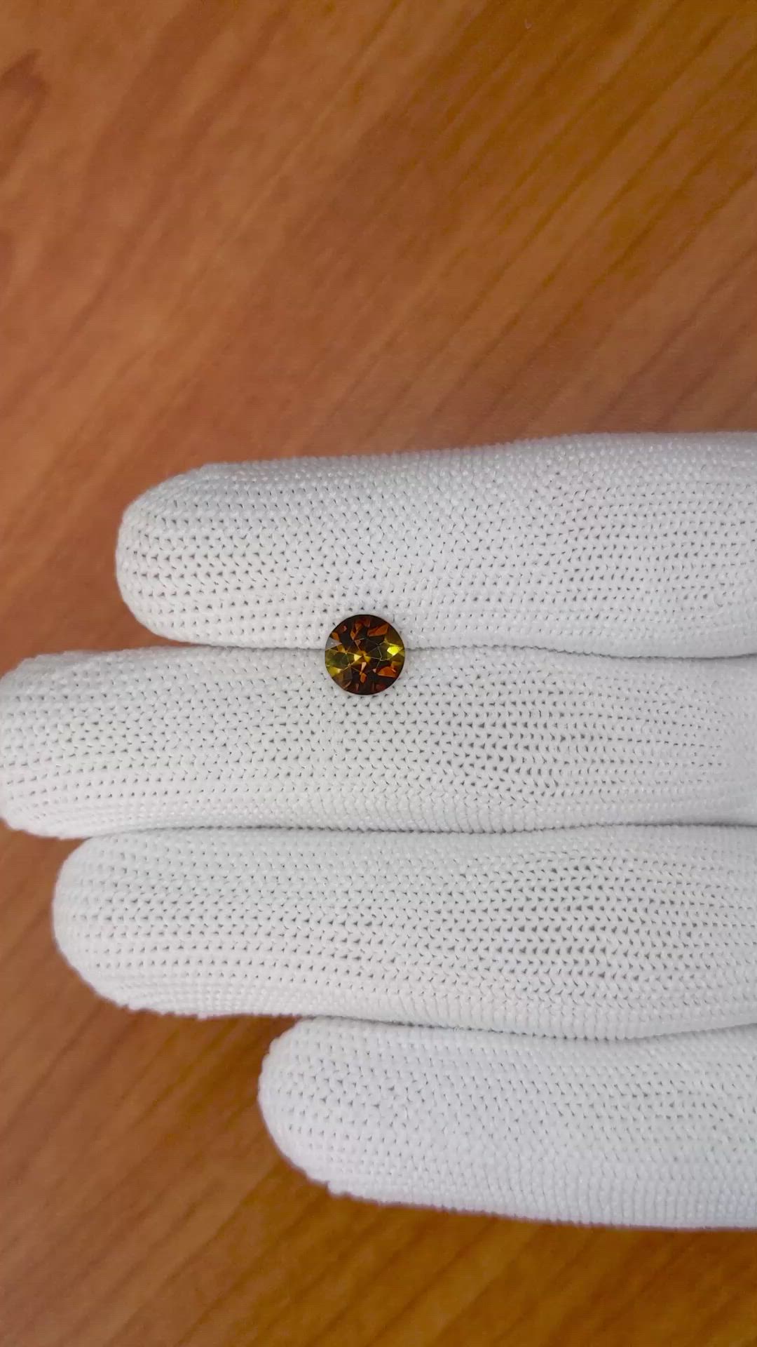 0.94 Ct. Tourmaline from Ceylon (Sri Lanka) Size Video