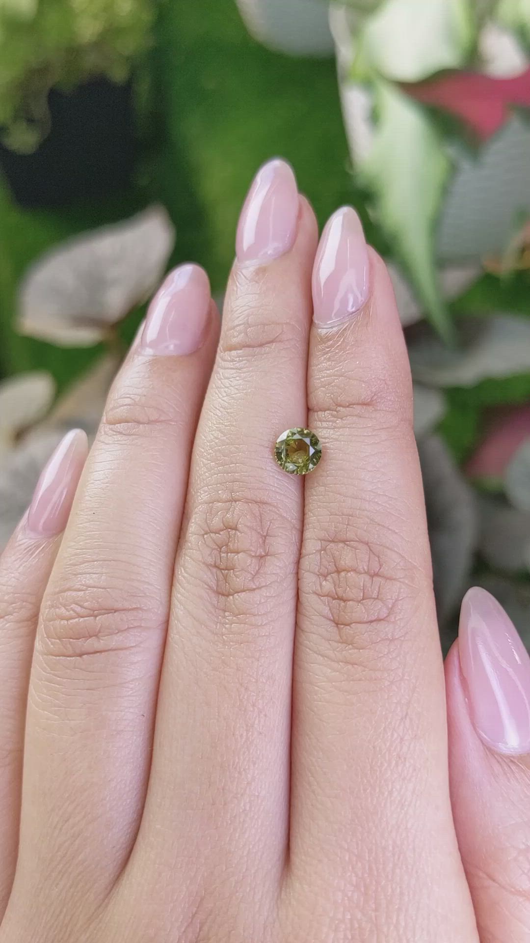 0.95 Ct. Tourmaline from Ceylon (Sri Lanka) Size Video