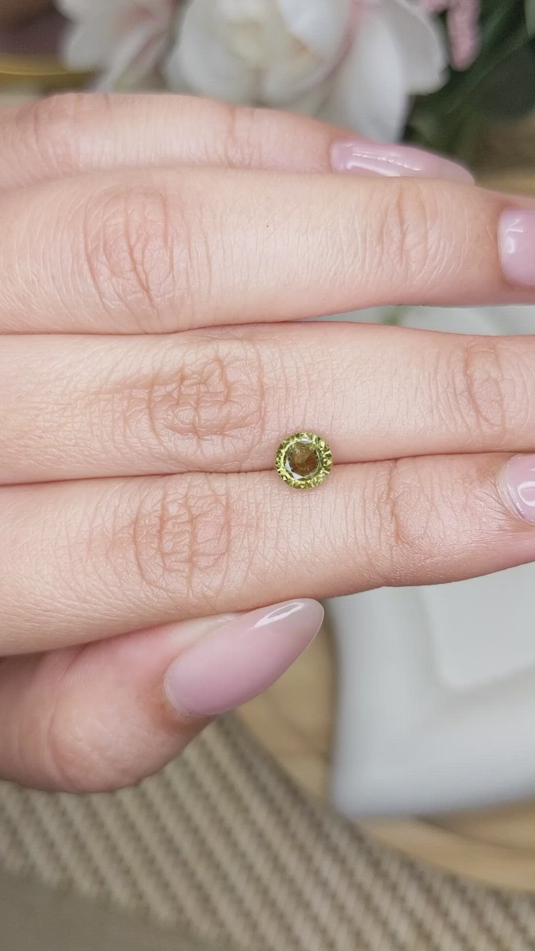 0.95 Ct. Tourmaline from Ceylon (Sri Lanka) Size Video