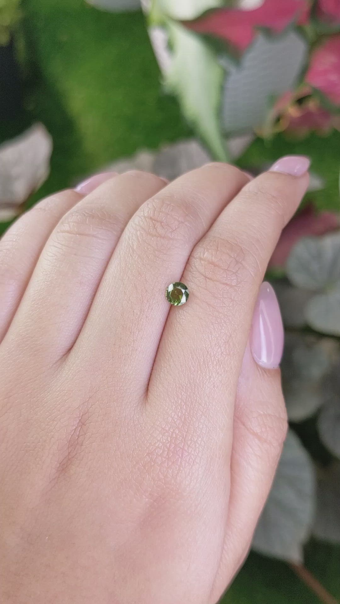 0.58 Ct. Tourmaline from Ceylon (Sri Lanka) Size Video