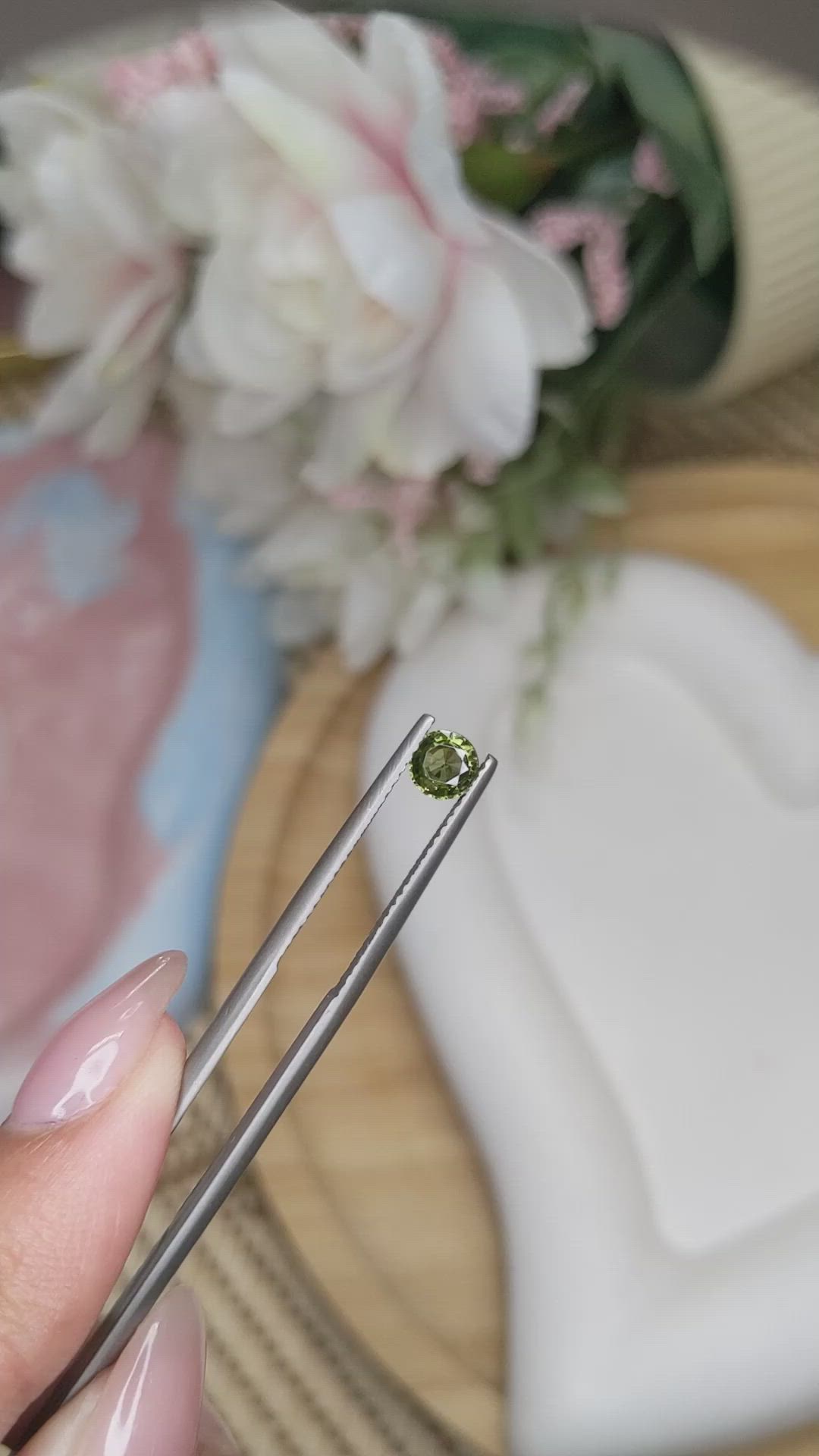 0.58 Ct. Tourmaline from Ceylon (Sri Lanka) Size Video