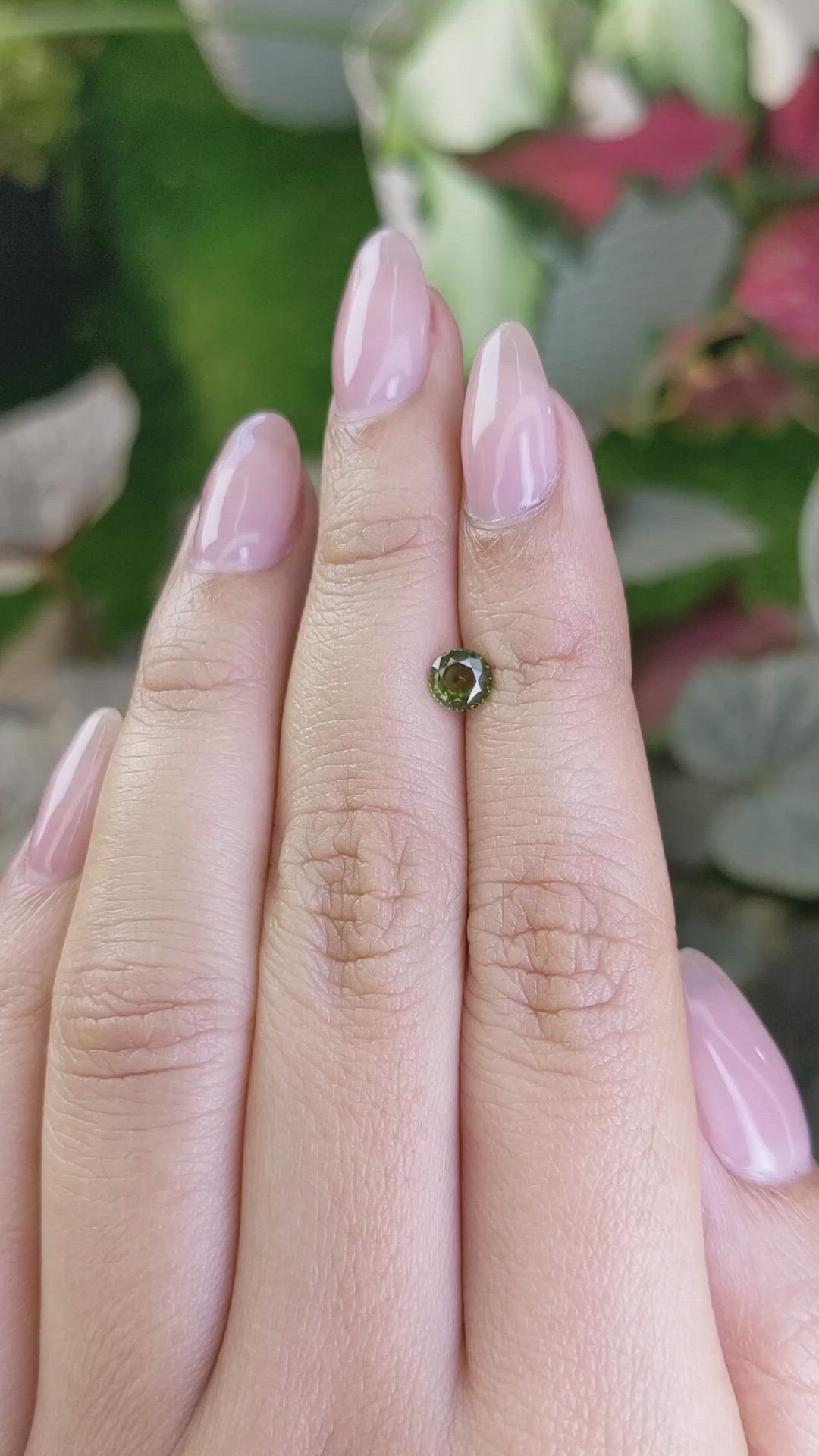 0.58 Ct. Tourmaline from Ceylon (Sri Lanka) Size Video