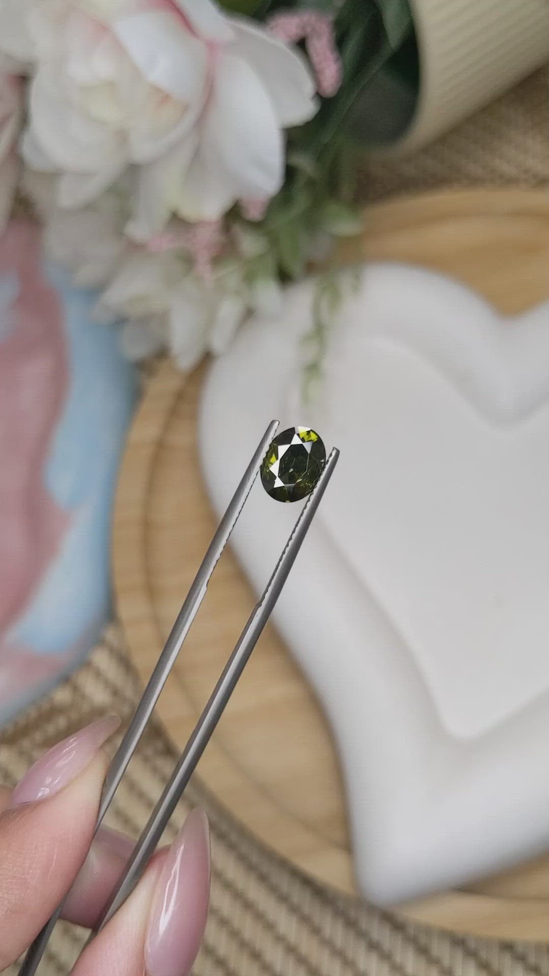 2.43 Ct. Tourmaline from Ceylon (Sri Lanka) Size Video