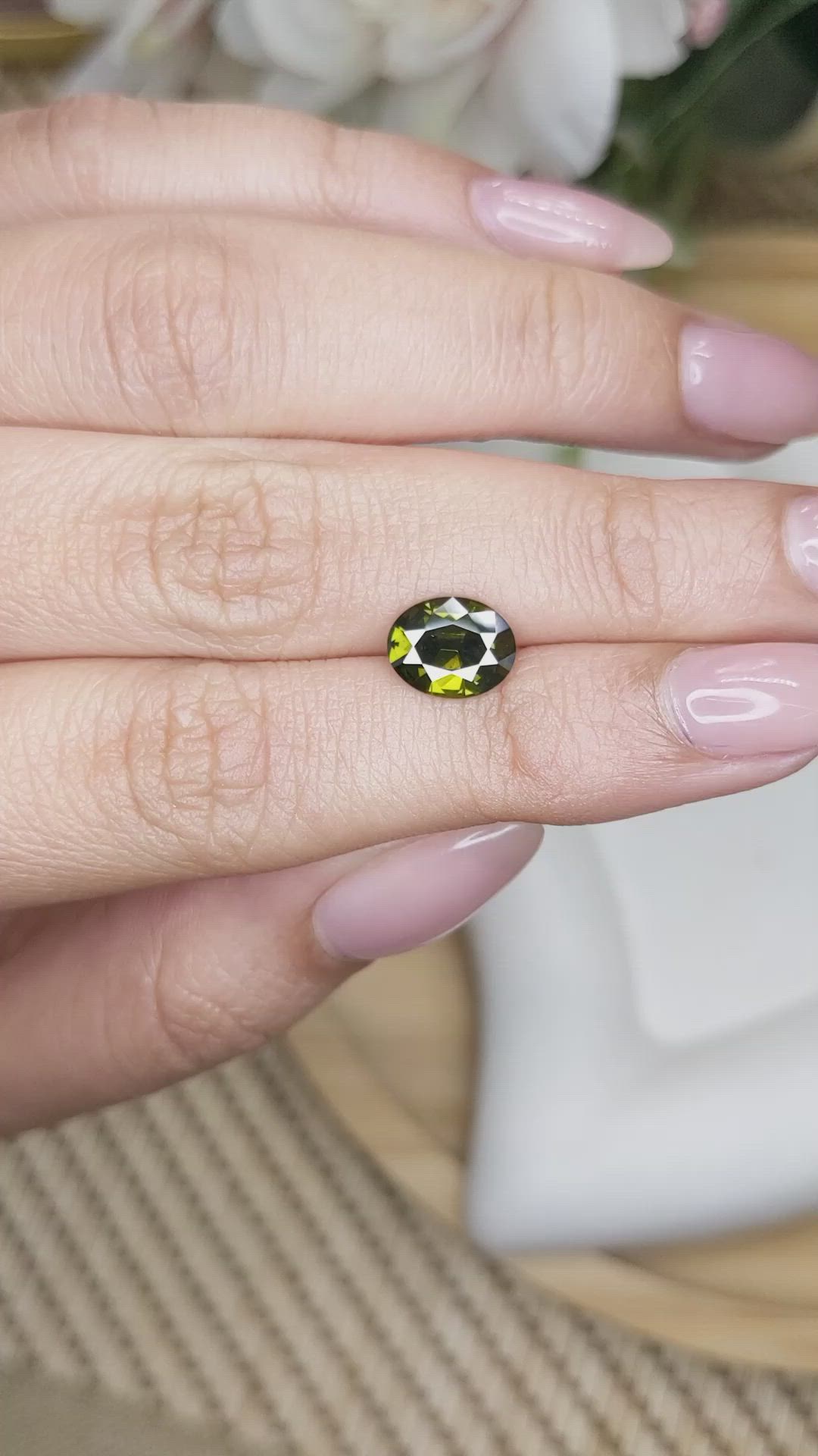 2.43 Ct. Tourmaline from Ceylon (Sri Lanka) Size Video