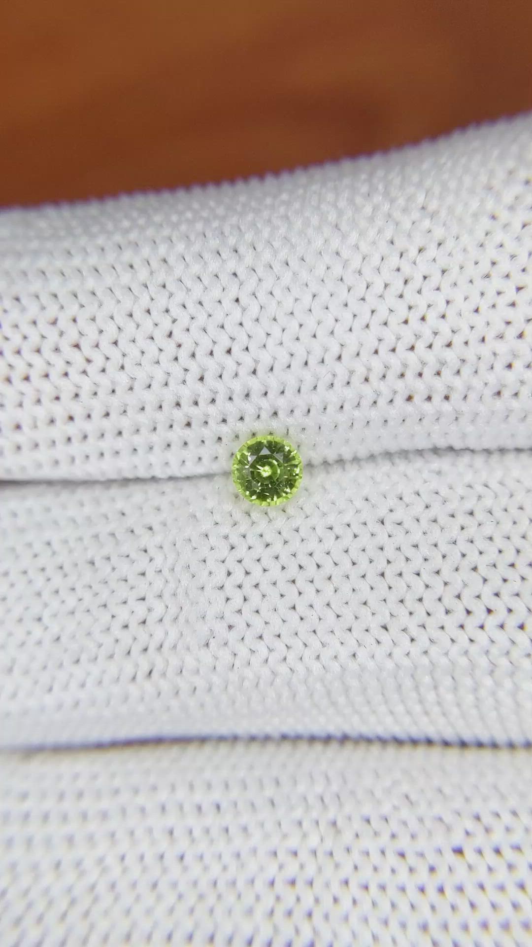 0.39 Ct. Chrysoberyl from Ceylon (Sri Lanka) Size Video