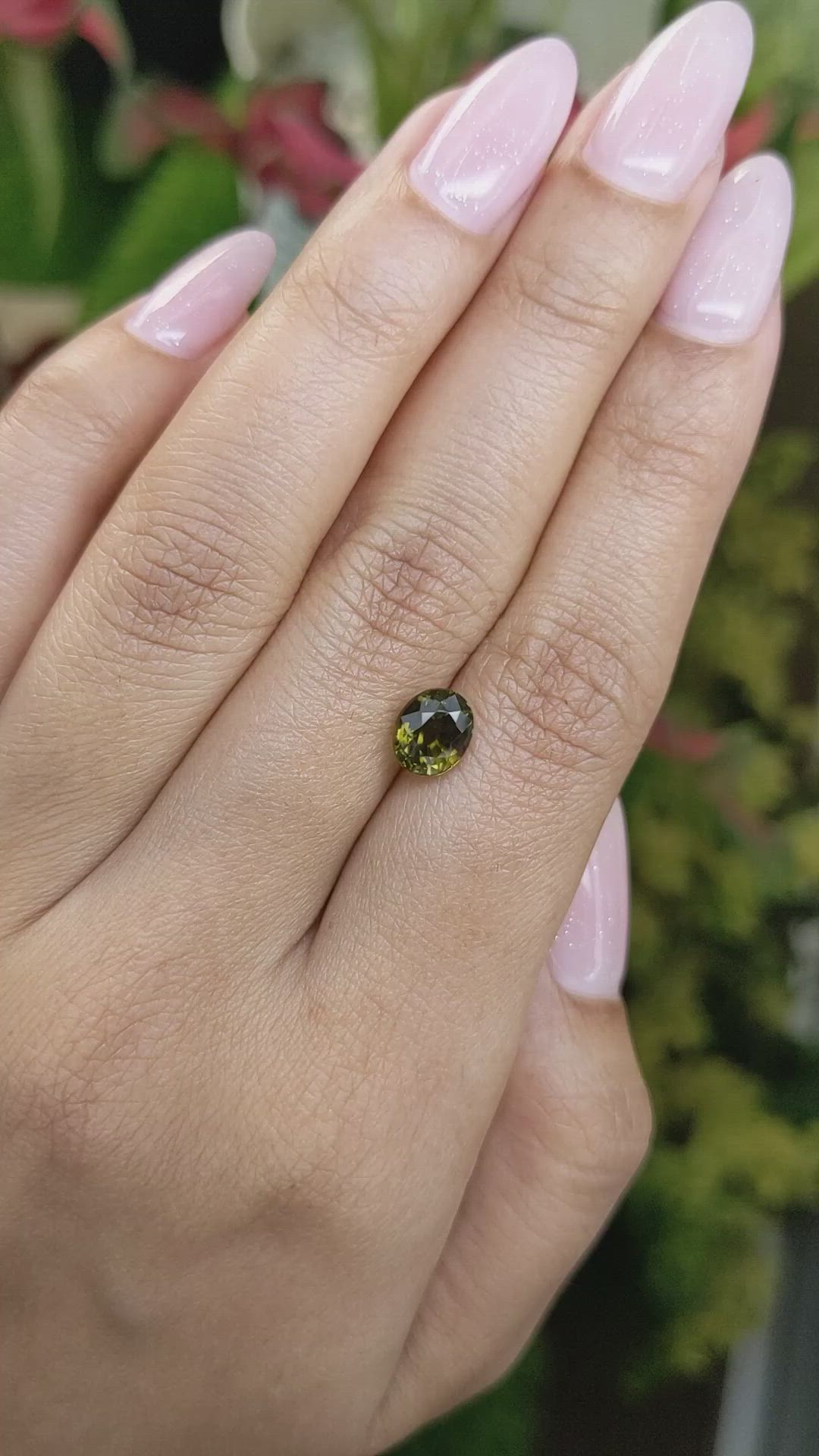 1.60 Ct. Tourmaline from Ceylon (Sri Lanka) Size Video