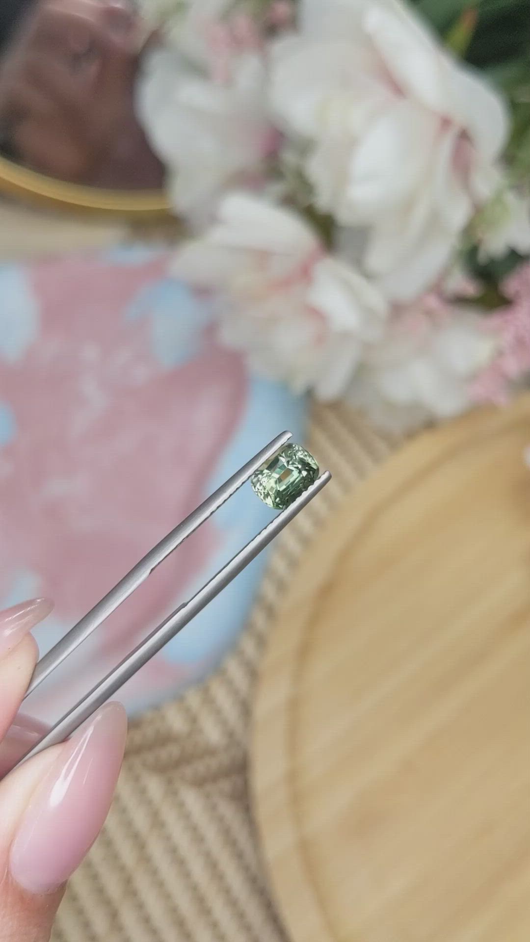 1.21 Ct. Tourmaline from Ceylon (Sri Lanka) Size Video