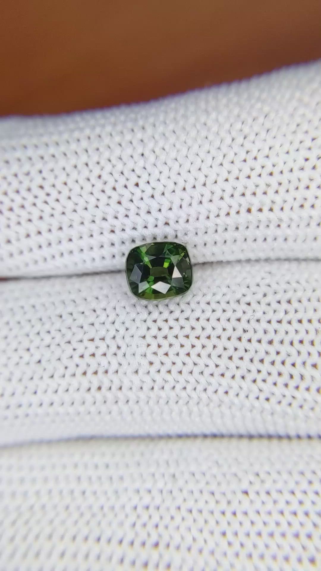 1.29 Ct. Tourmaline from Ceylon (Sri Lanka) Size Video